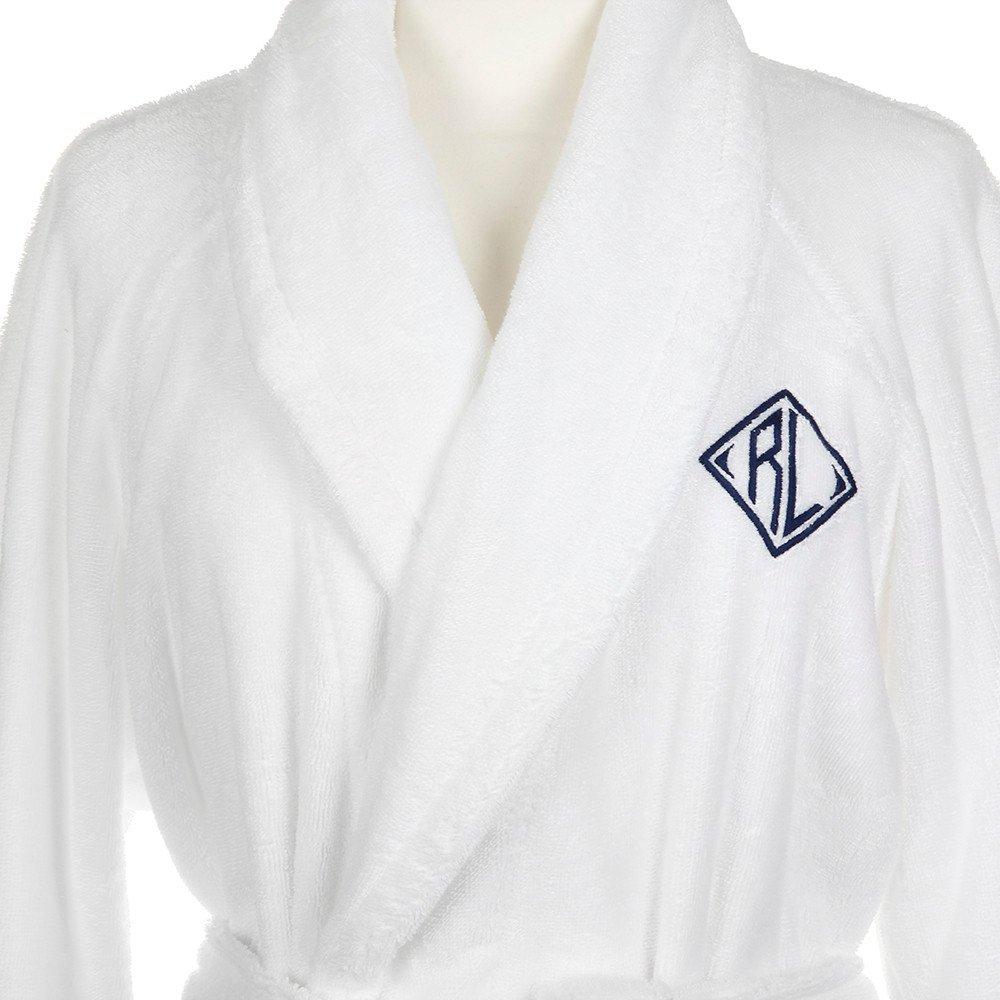 White - Ralph Lauren Home - RalphLaurenHome Langdon Bath Robe - White - 5