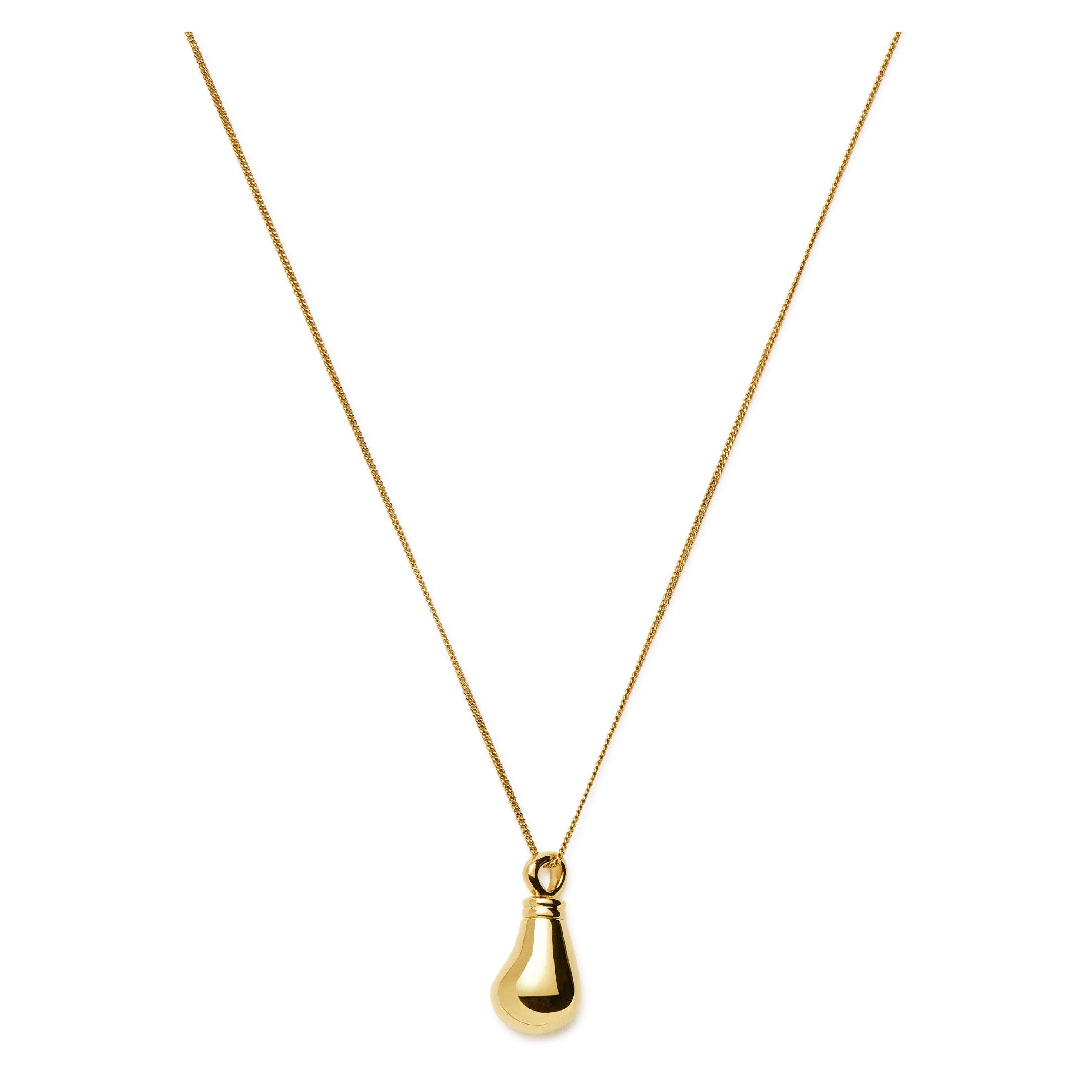 GOLD - Missoma - DROPLET BOTTLE PENDANT NECKLAC