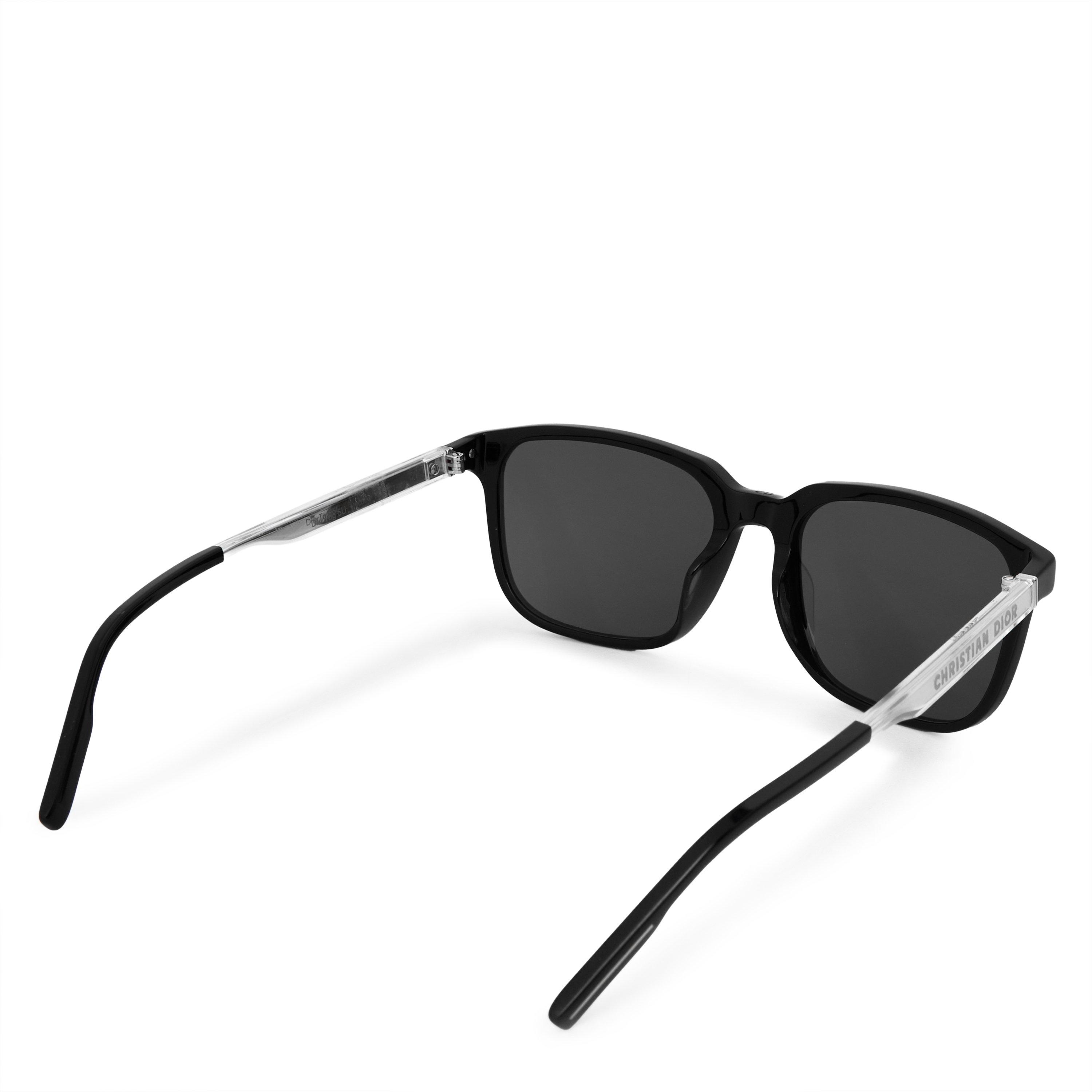 BLACK - DIOR - Men's DiorTag SU Acetate Rectangle Sunglasses - 2