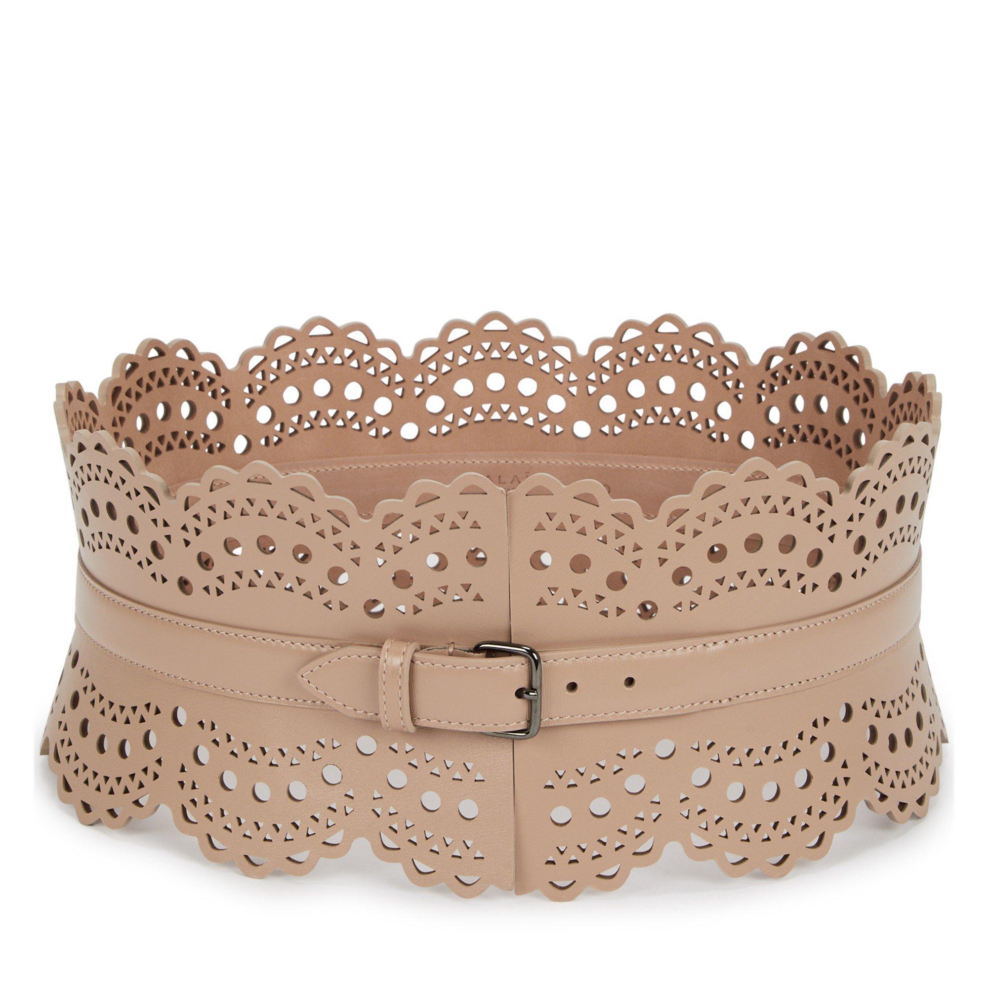 SAND - Alaia - BUSTIER 120 LASER CUT BELT - 1