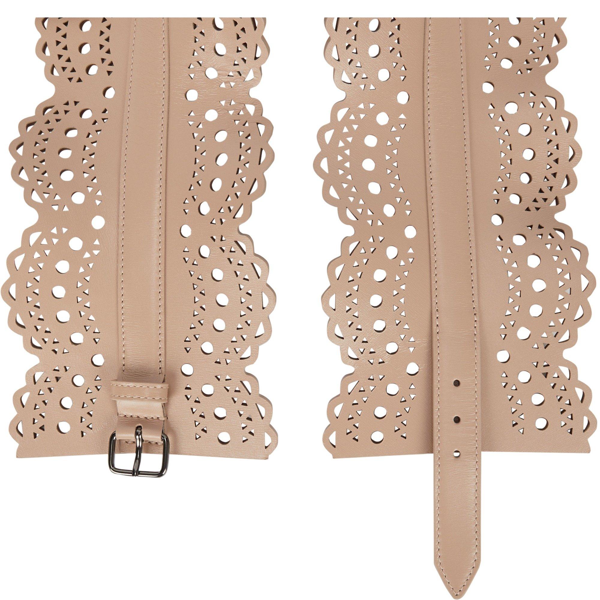 SAND - Alaia - BUSTIER 120 LASER CUT BELT - 2