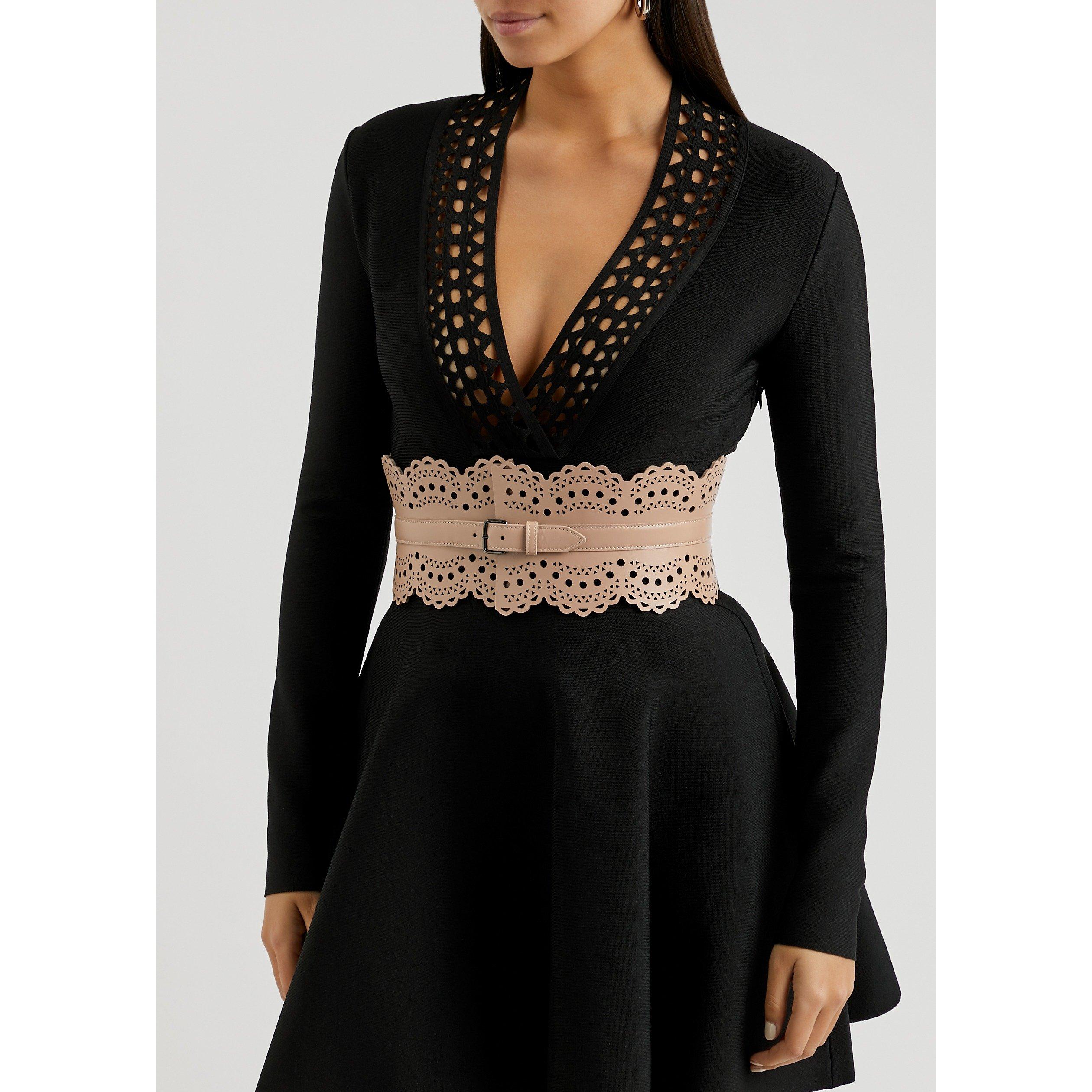 SAND - Alaia - BUSTIER 120 LASER CUT BELT - 3