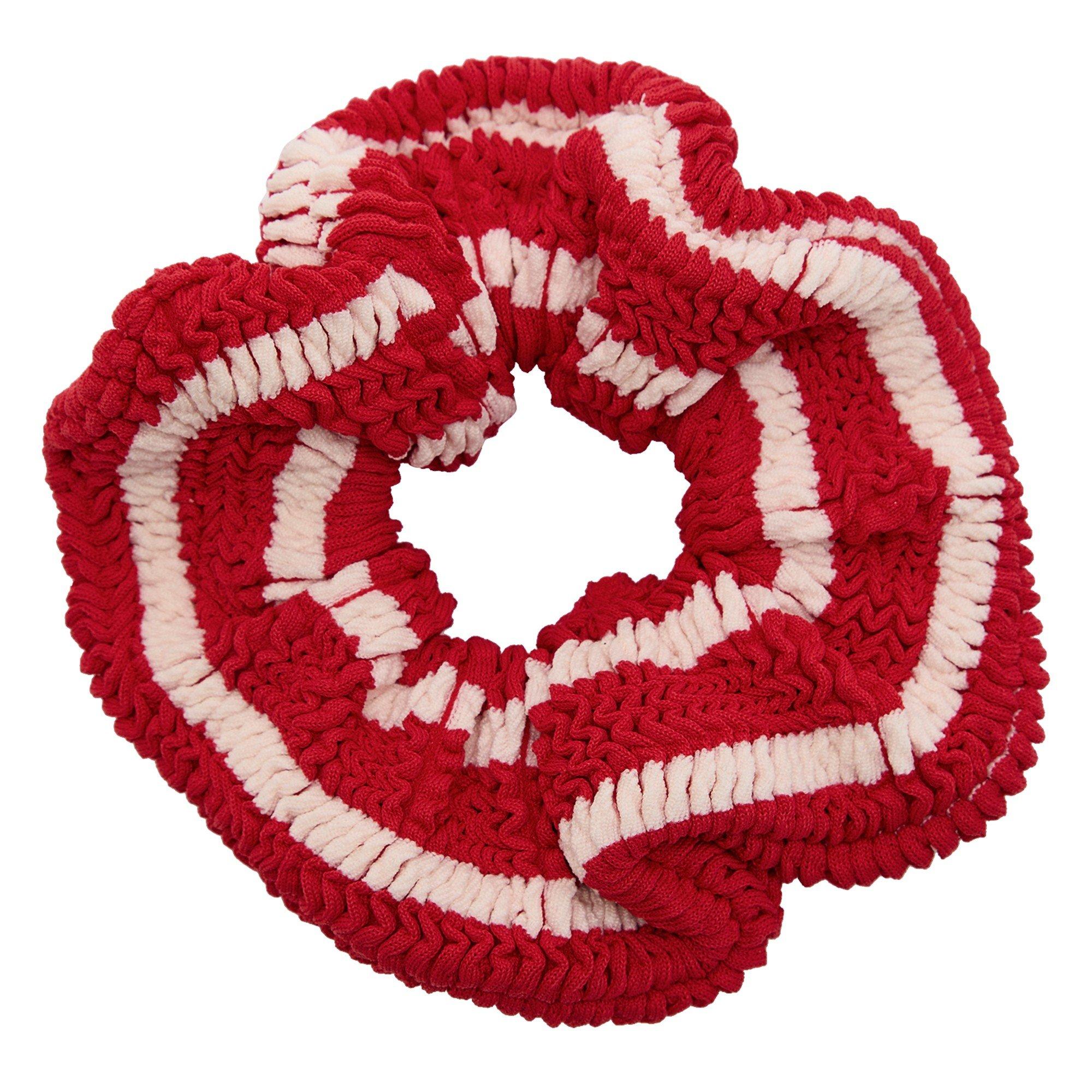 RED AND WHITE - Hunza G - A SCRUNCHIE09