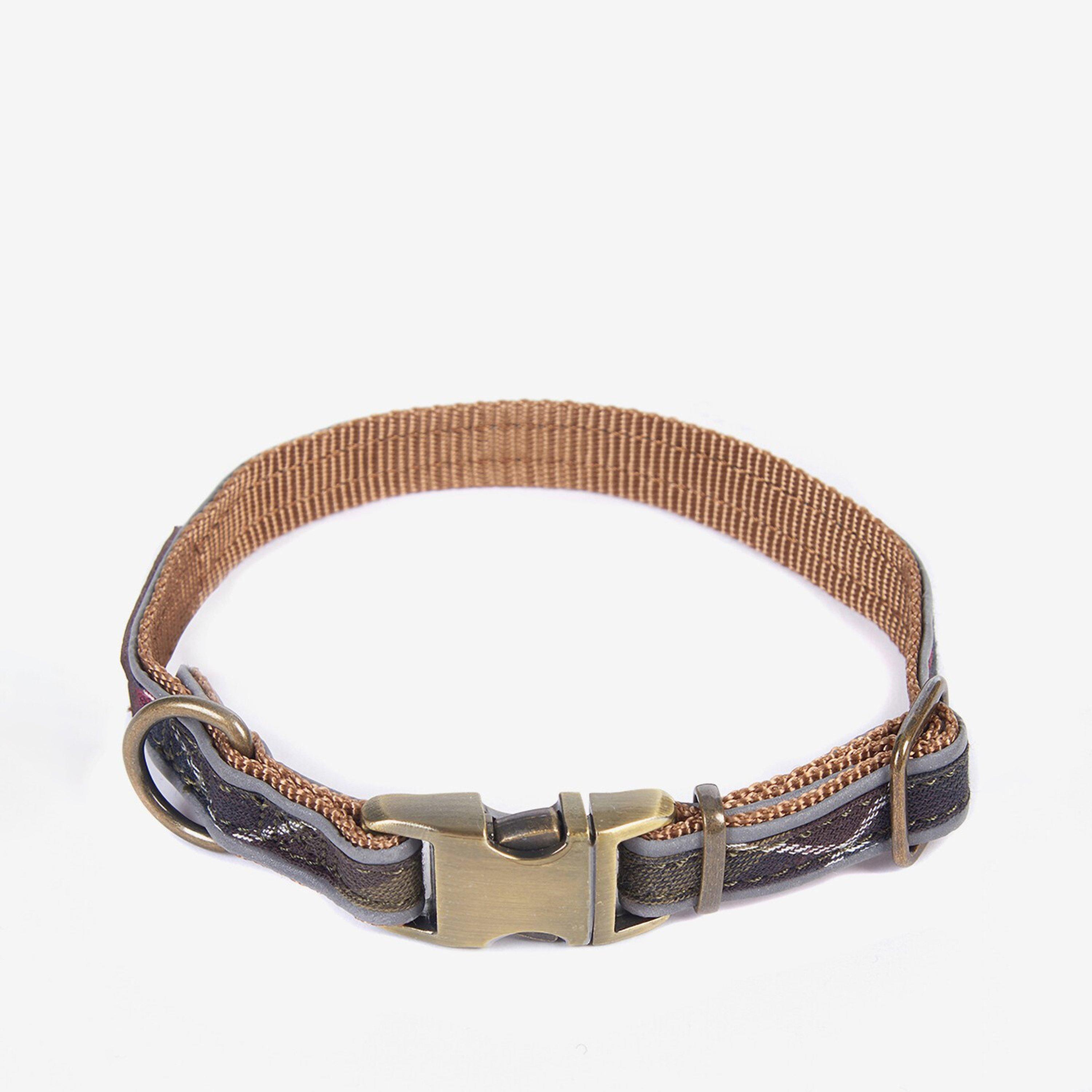 Barbour  Reflective Tartan Dog Collar - Classic Tartan - Large