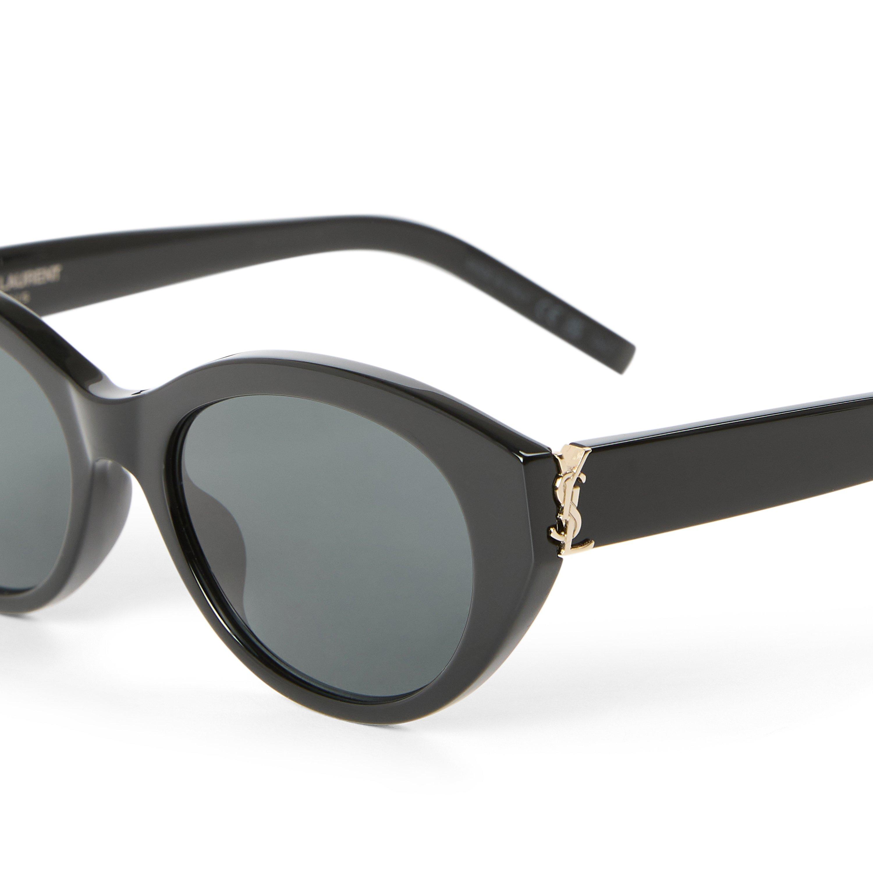 BLACK - Saint Laurent - SL F ROUND LOGO DETAIL SG - 3