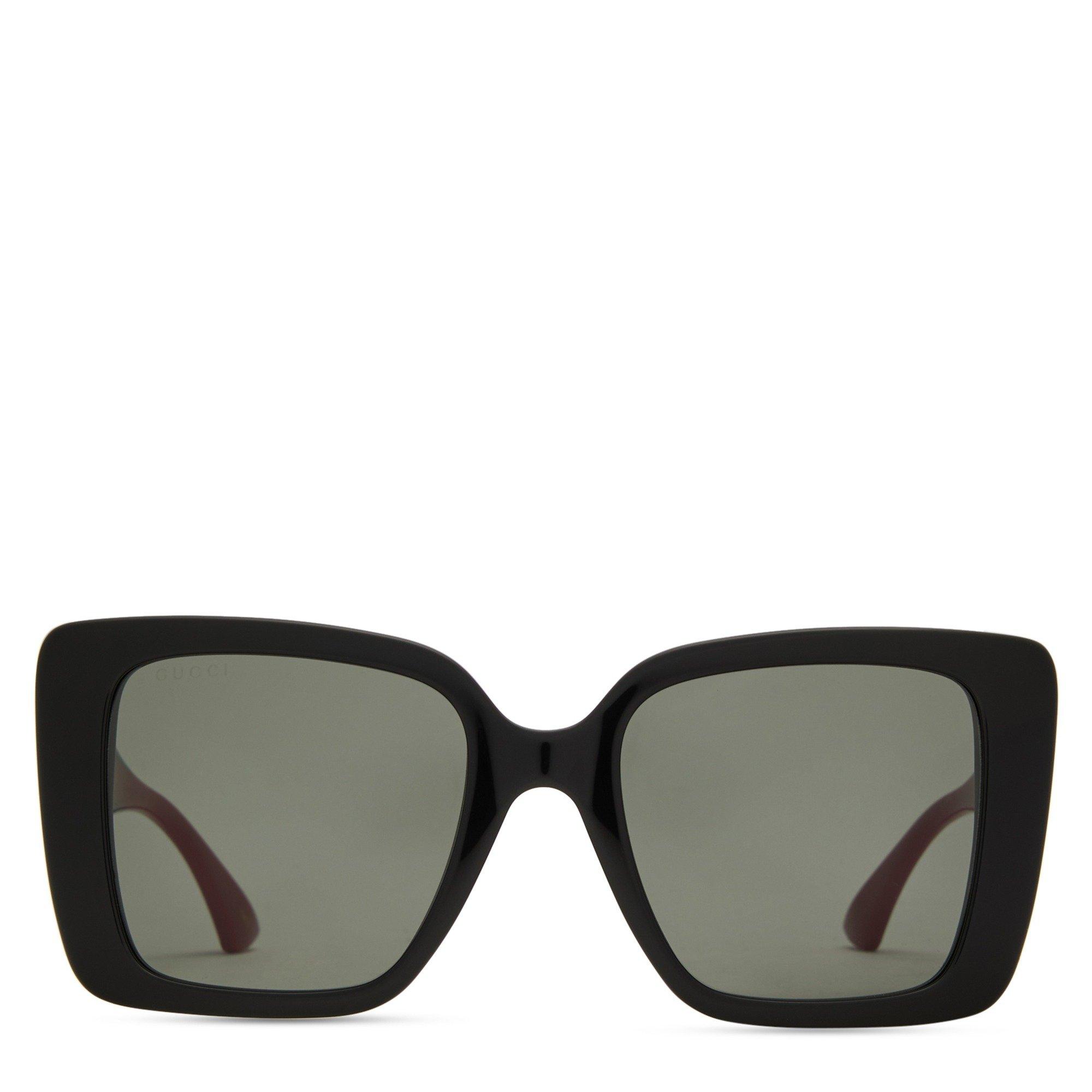 BLACK AND OTHER - Gucci - GUCCI F LOGO SQUARE ACETATE SG - 2
