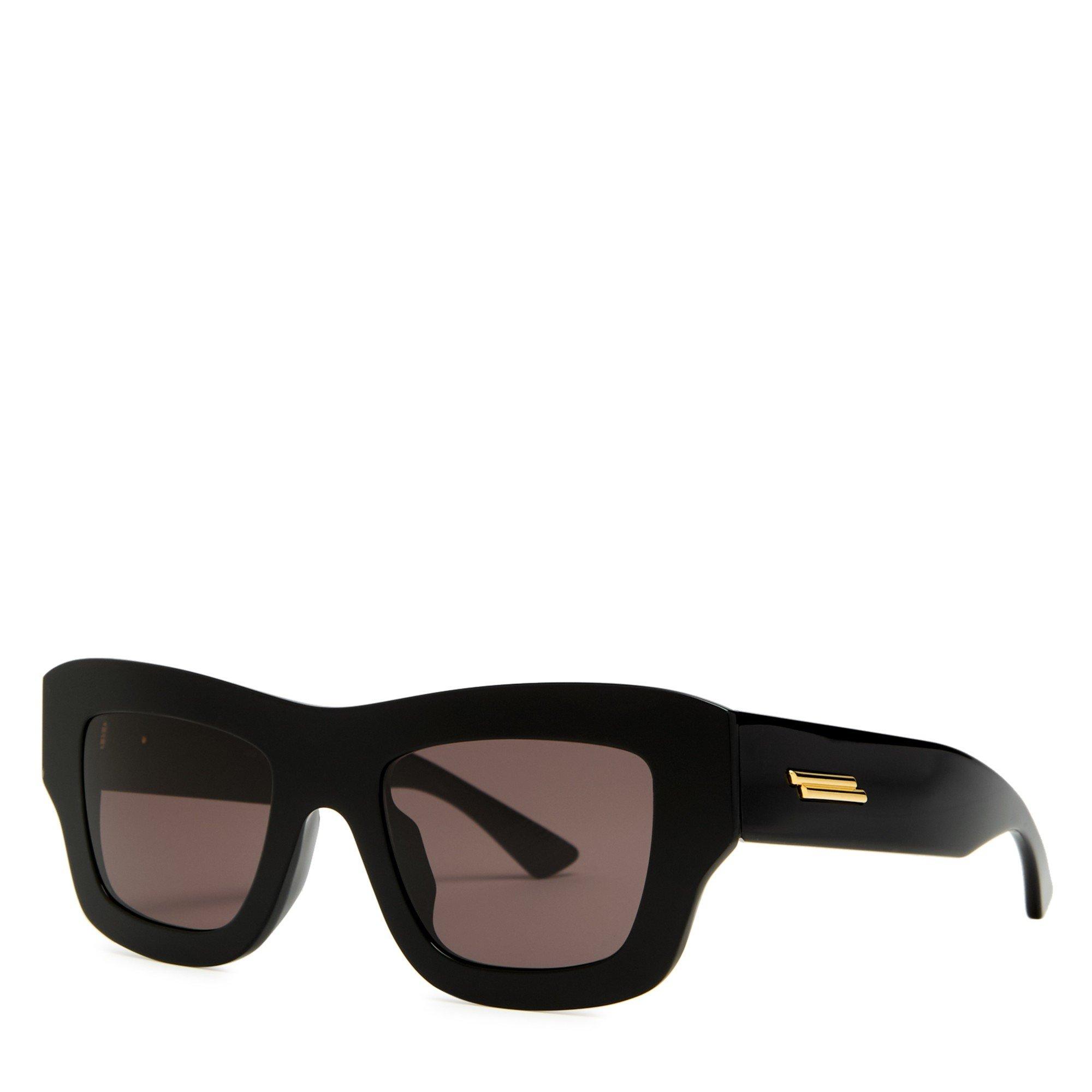 BLACK - Bottega Veneta - BV F SQUARE ACETATE SG