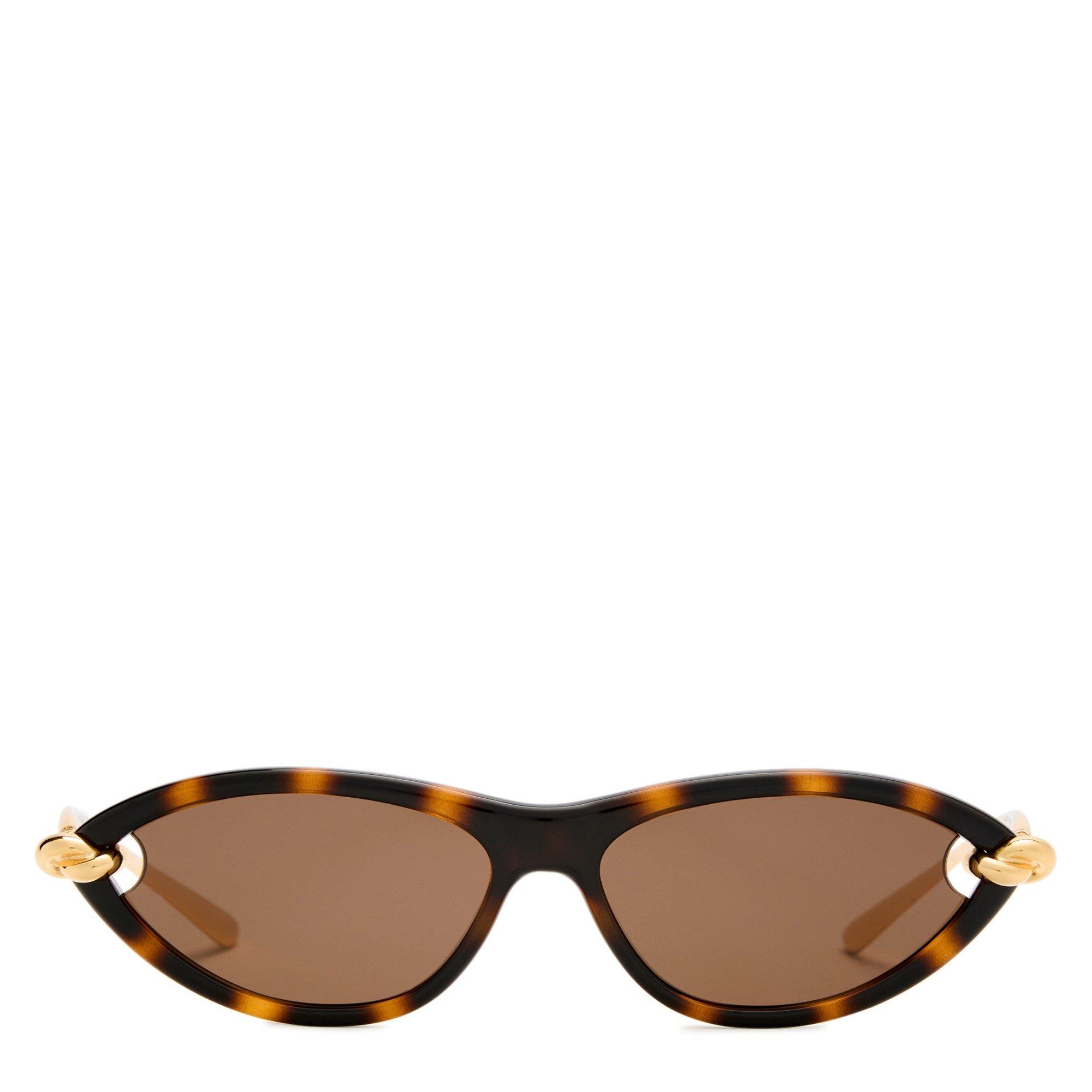 BROWN HAVANA - Bottega Veneta - BV F CATEYE KNOT DETAIL SG - 2
