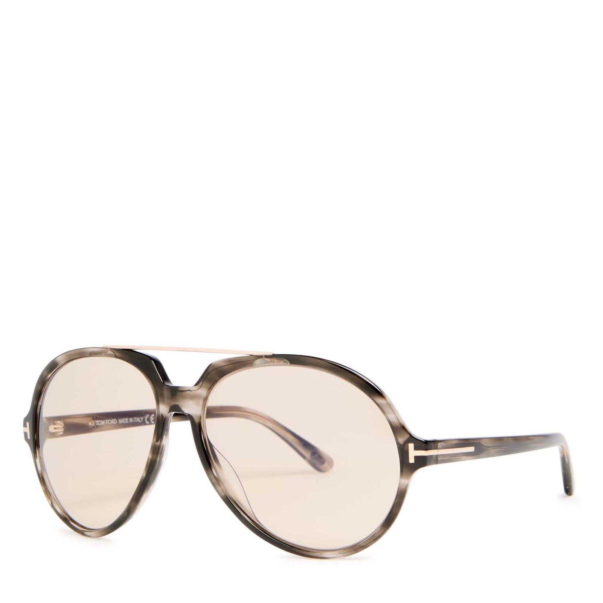 BROWN HAVANA - Tom Ford - TF M AALTO FULL RIM AVIATOR AC