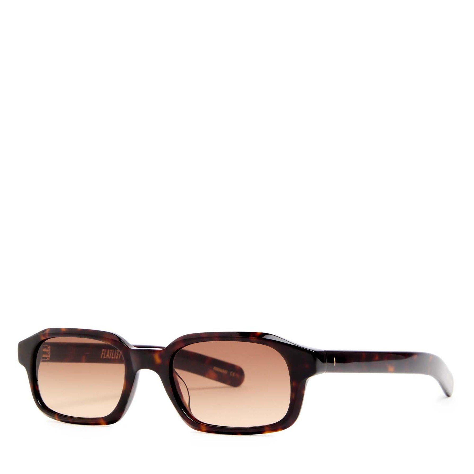 BROWN DARK - Flatlist Eyewear - FL HANKY RECTANGLE ACETATE SG