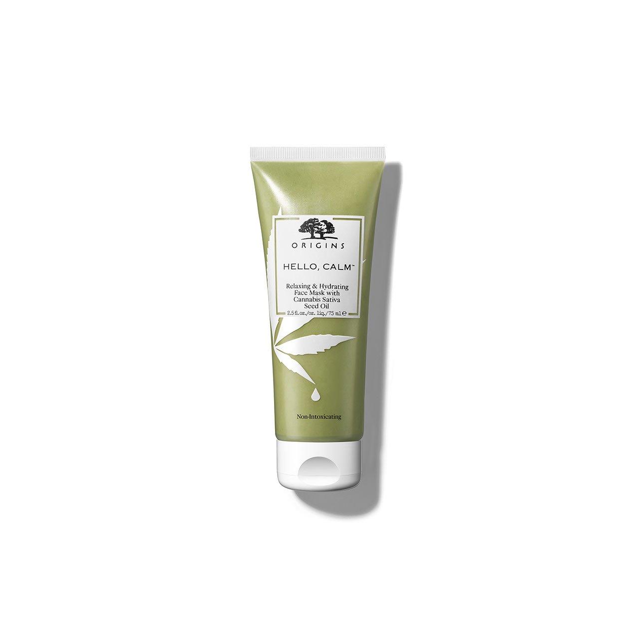Cream - Origins - Hello, Calm Relaxing & Hydrating Face Mask With Cannabis Sativa Seed Oil - 1