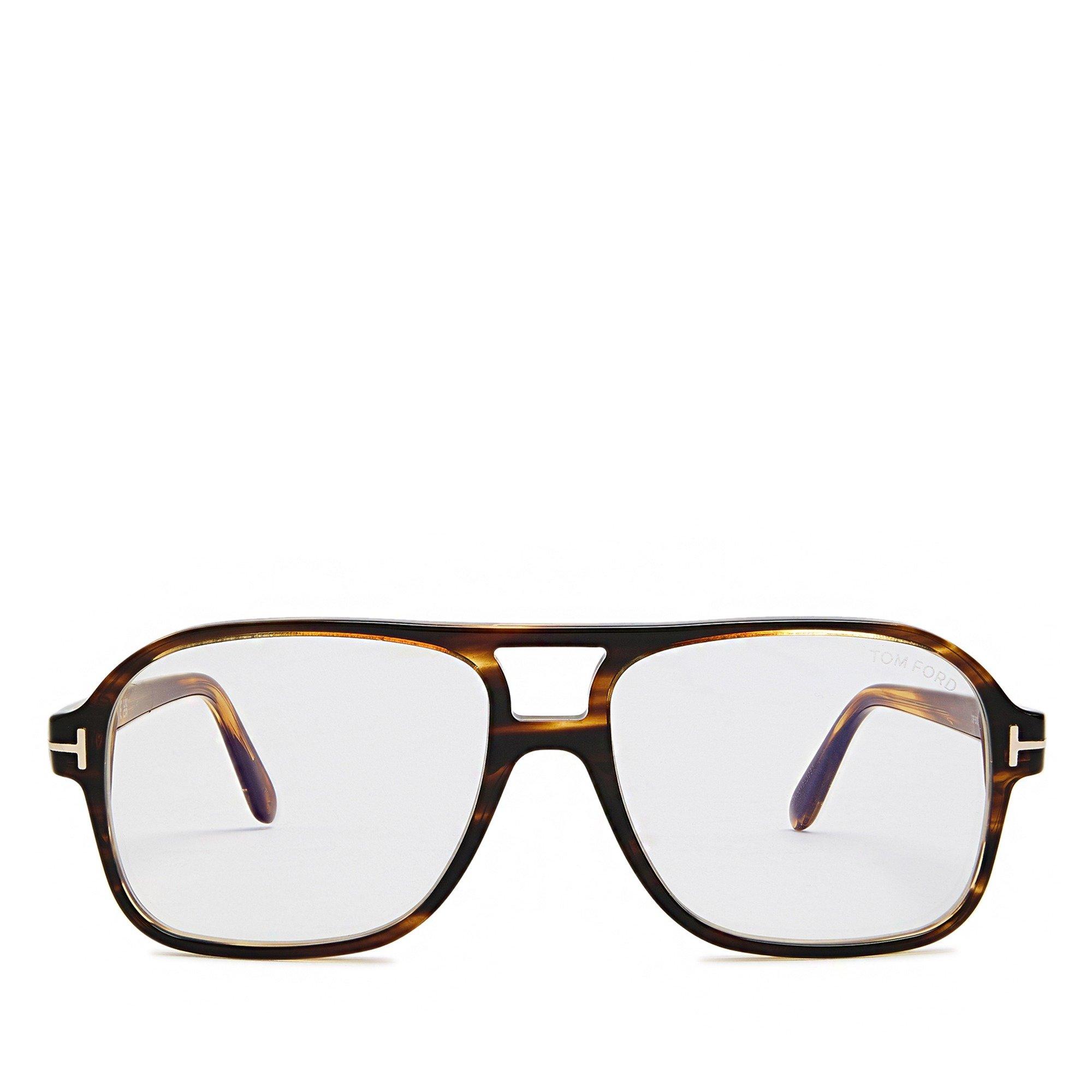 BROWN HAVANA - Tom Ford - Men's Acetate Blue Light Glasses - 2