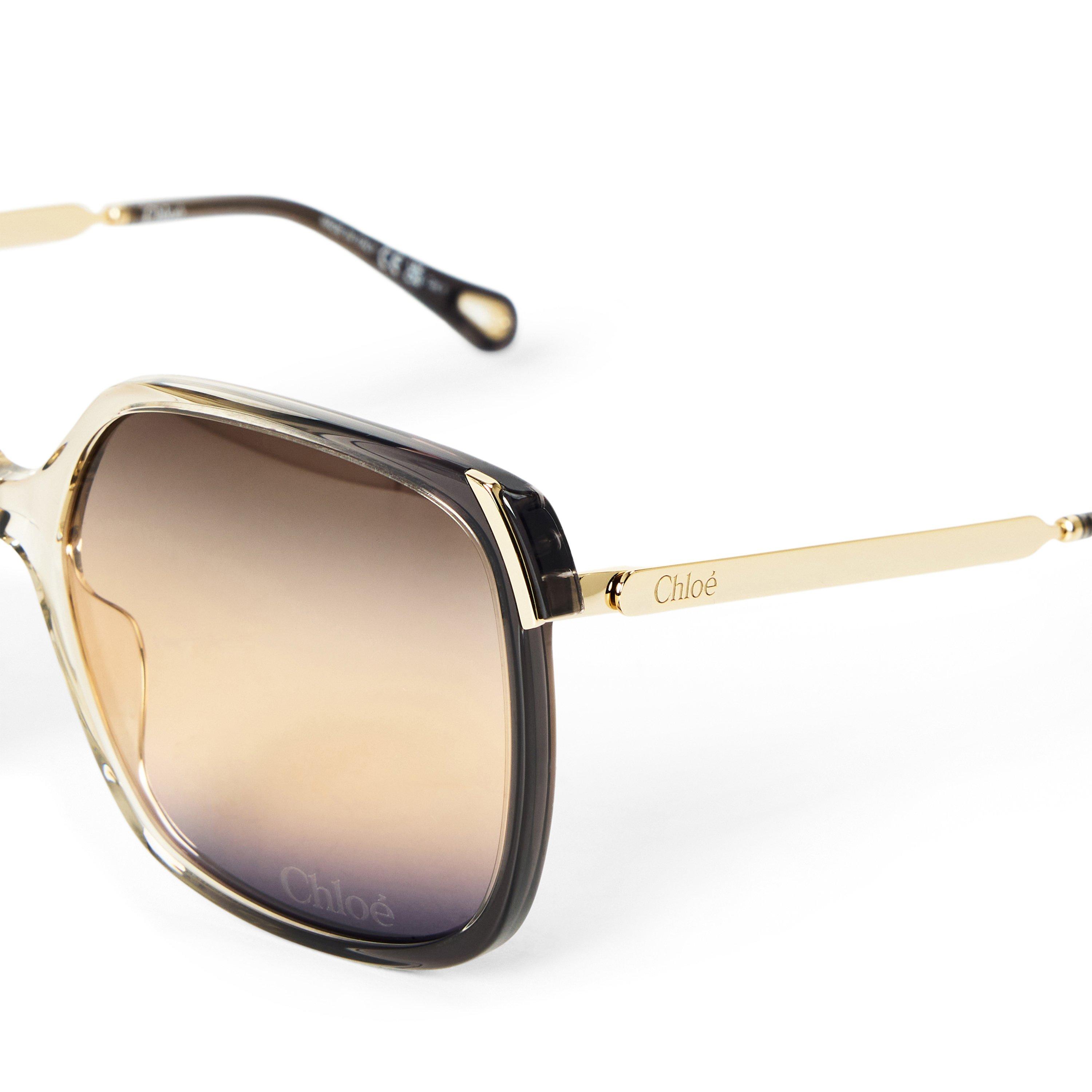 chloe❤️ Chloe | CHLOE METAL OVERSIZED SG | HARVEY NICHOLS