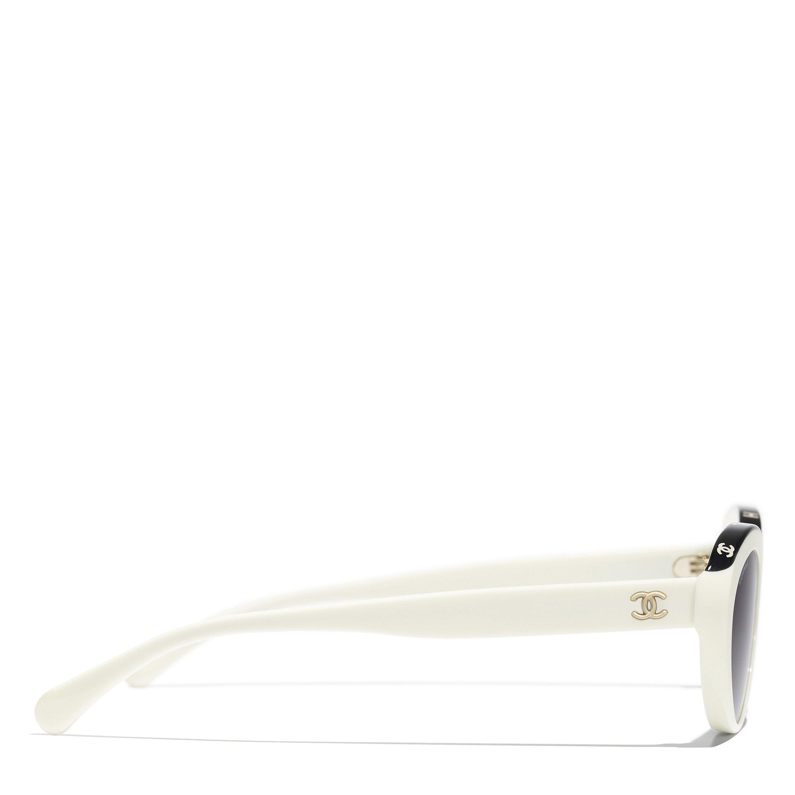 WHITE AND OTHER - CHANEL - CHANEL ACETATE CATEYE SG - 2