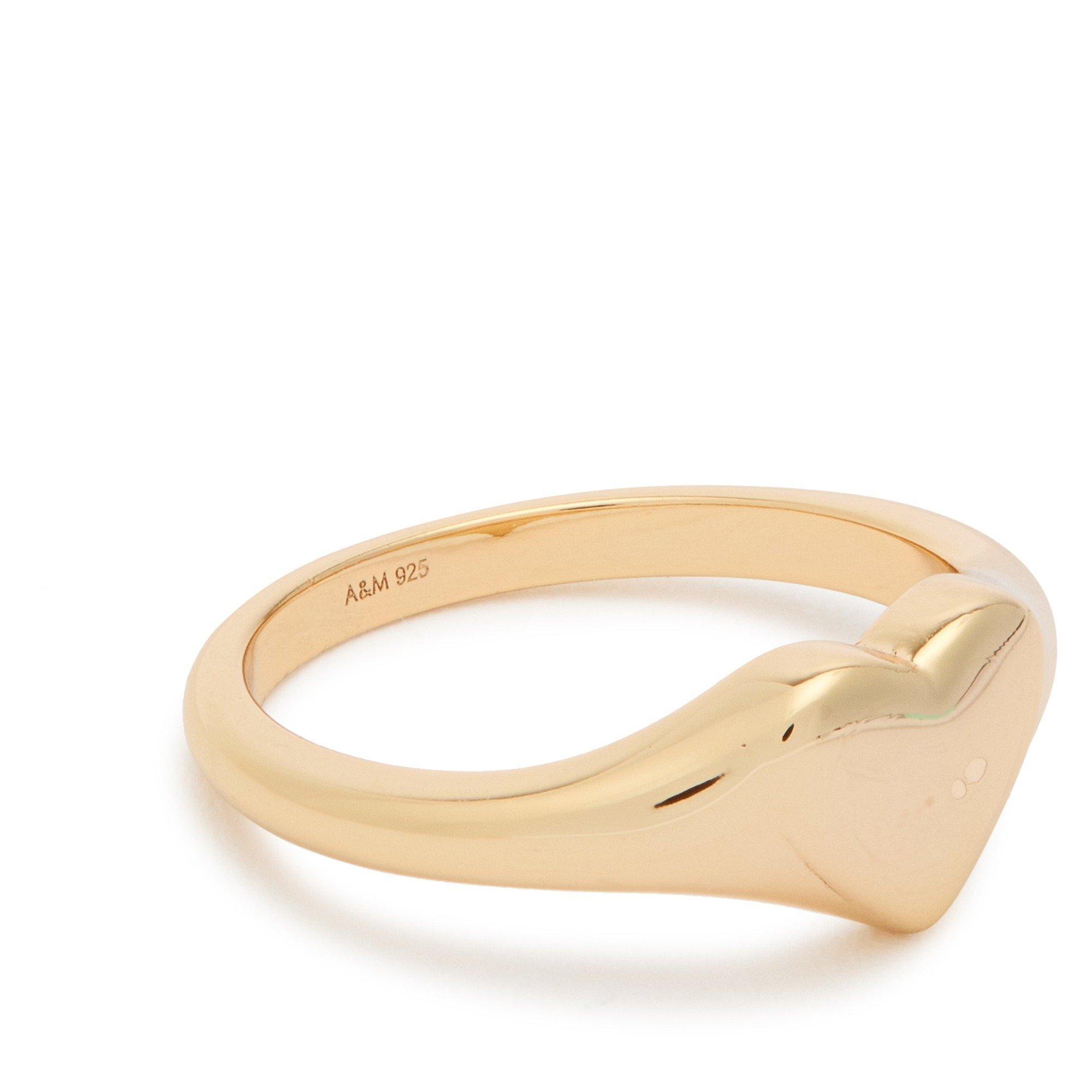 GOLD - Astrid and Miyu - Heart Signet Ring - 2