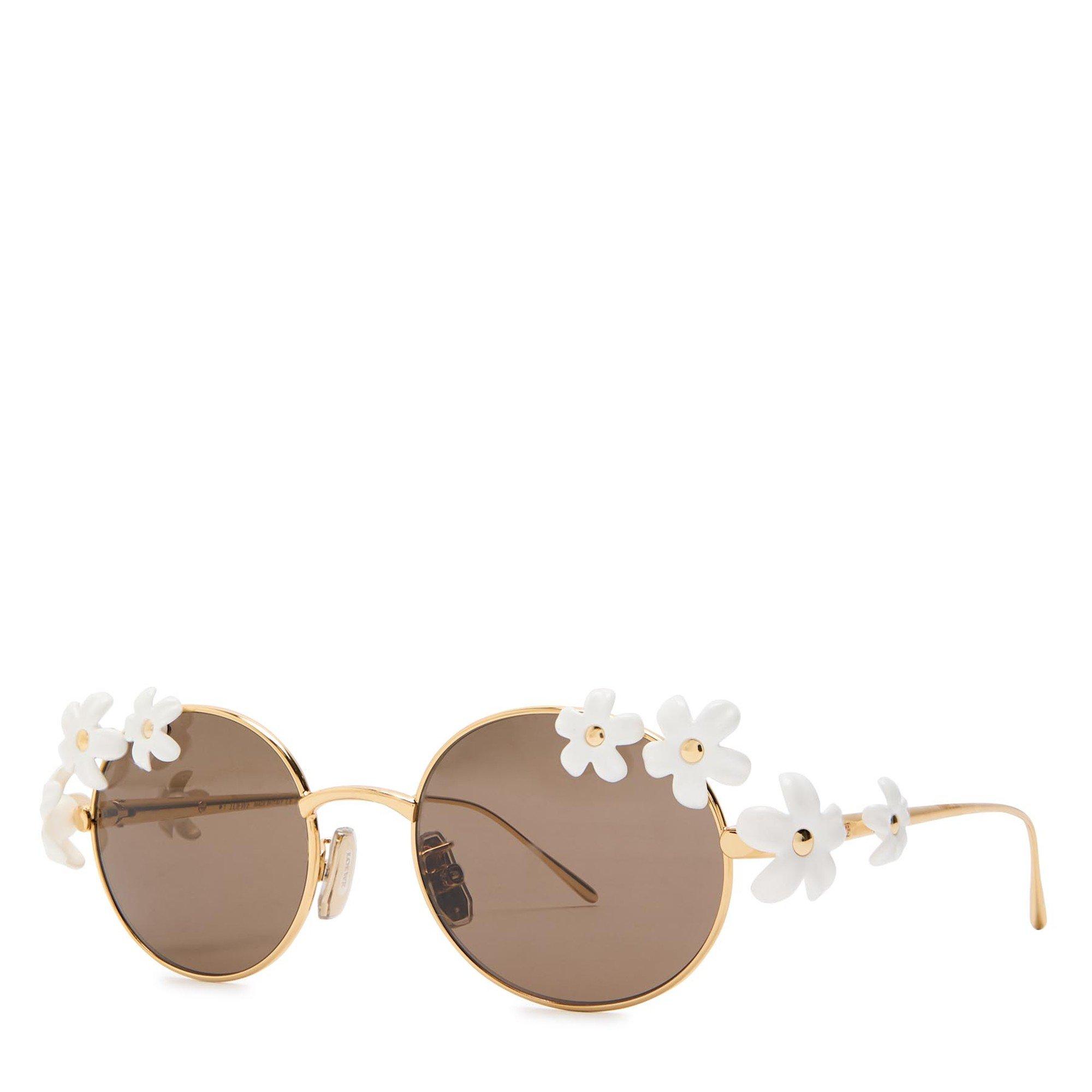 GOLD AND OTHER - Loewe - LOEWE ROUND FLOWER DETAIL SG