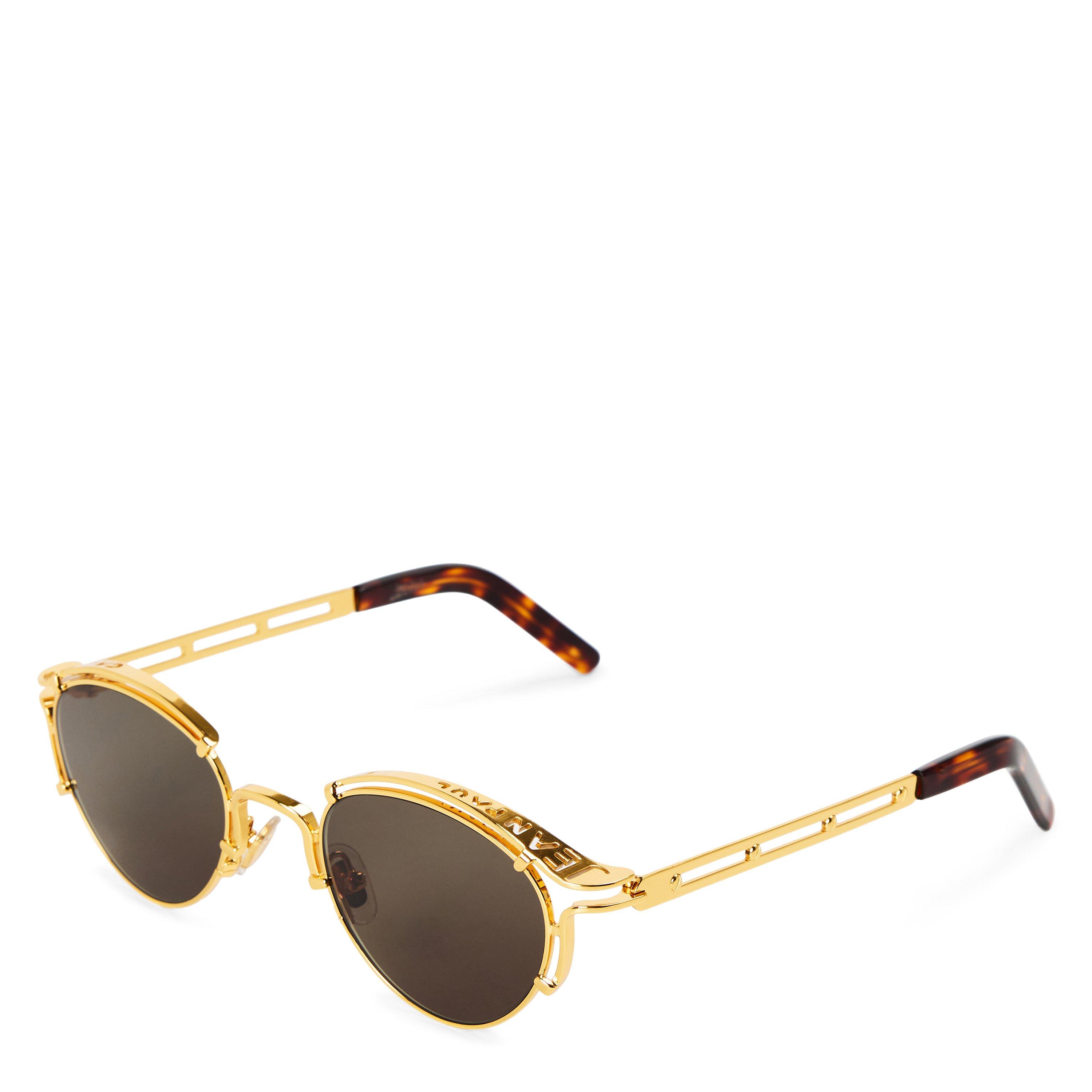 GOLD - Jean Paul Gaultier - Sourcil Round Sunglasses - 1