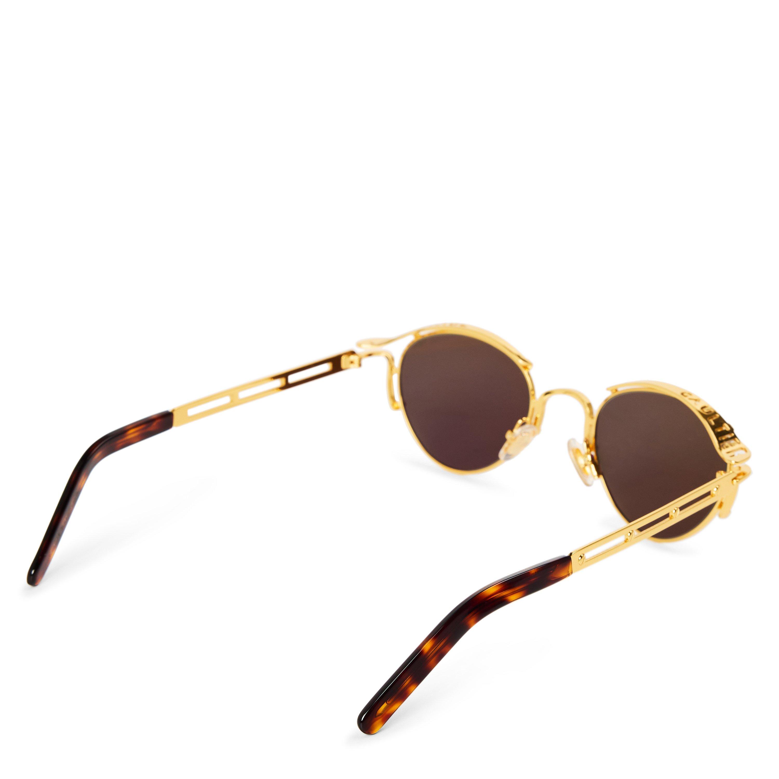 GOLD - Jean Paul Gaultier - Sourcil Round Sunglasses - 2