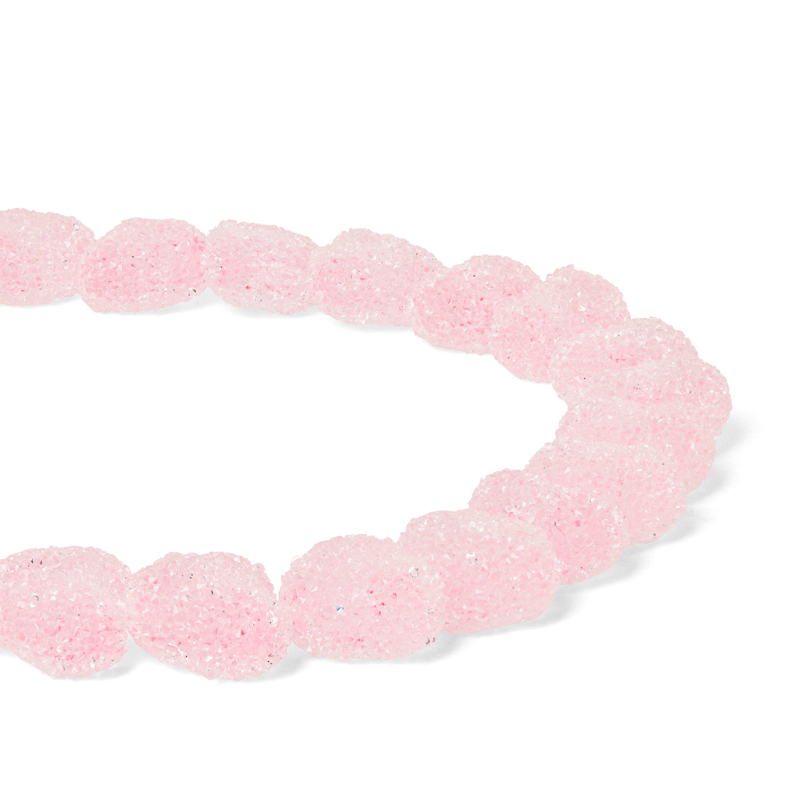PINK - Crystal Haze - JELLY HEART NECKLACE - 2