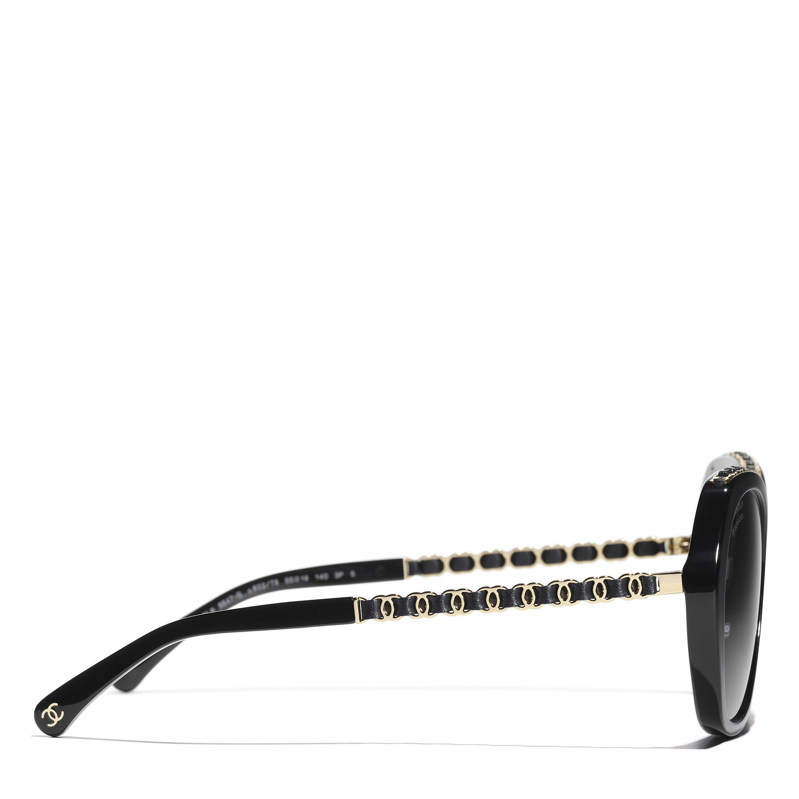 BLACK - CHANEL - CHANEL ACETATE BUTTERFLY SG - 2