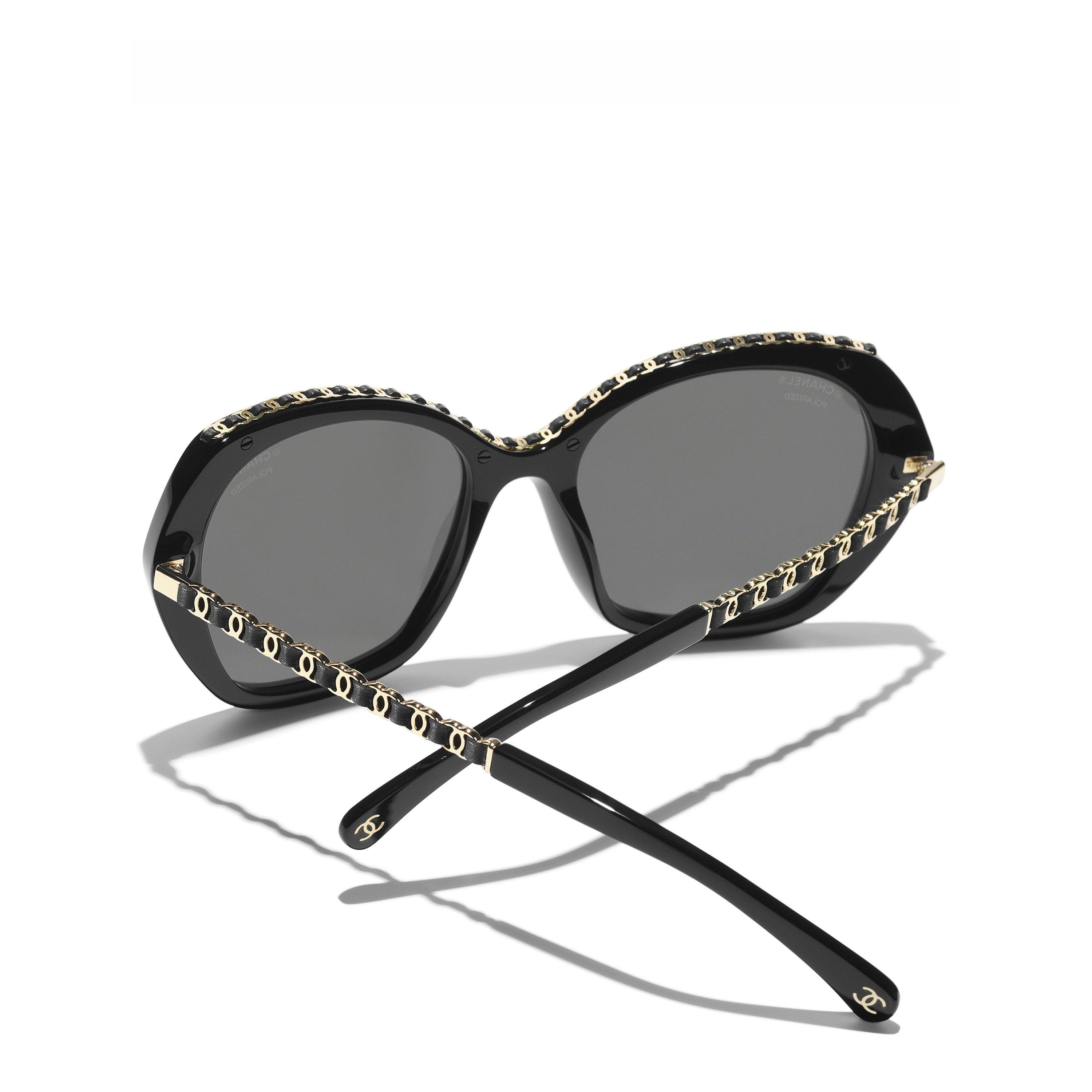 BLACK - CHANEL - CHANEL ACETATE BUTTERFLY SG - 3