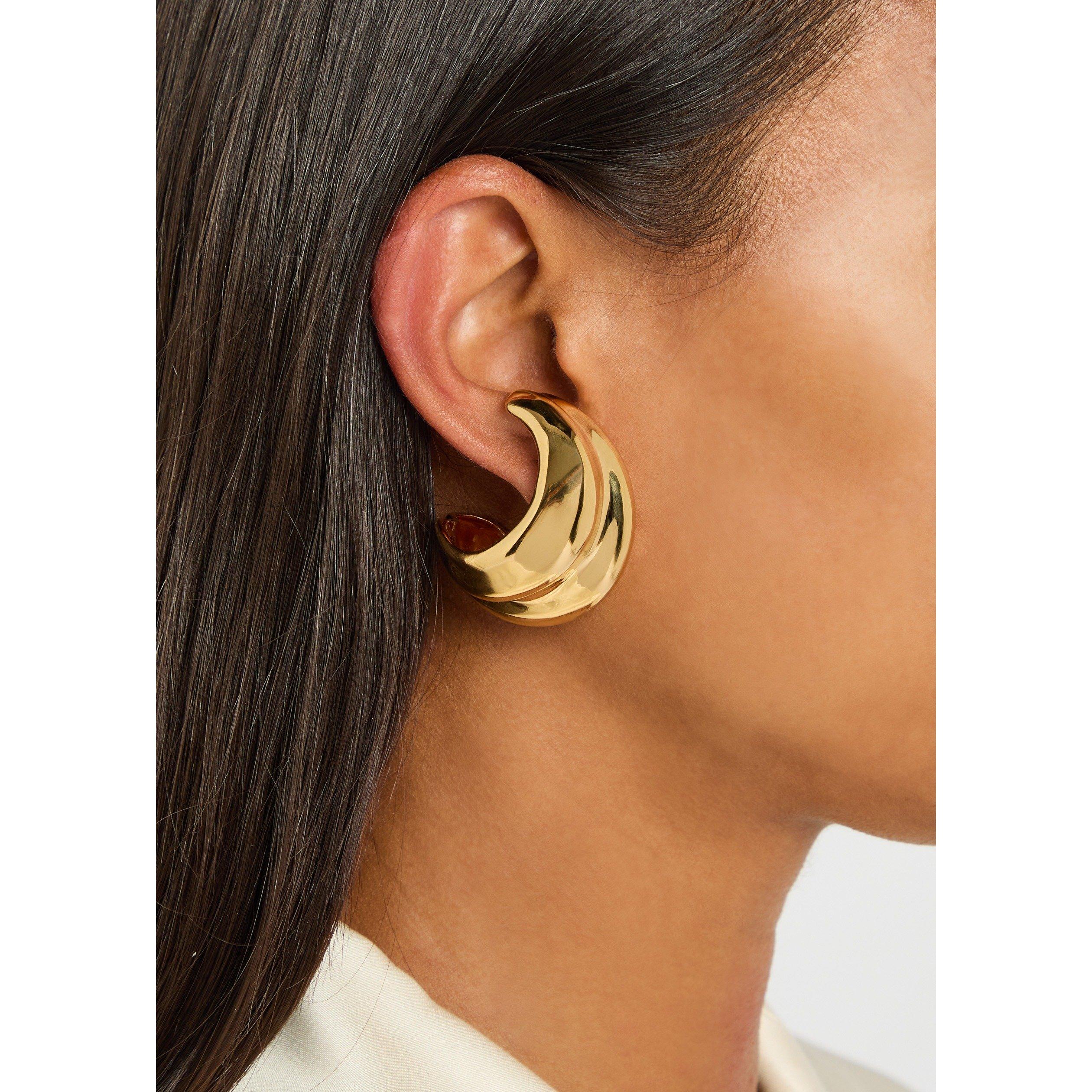 GOLD - Nina Gordon - Mega Cuff Hoops - 3