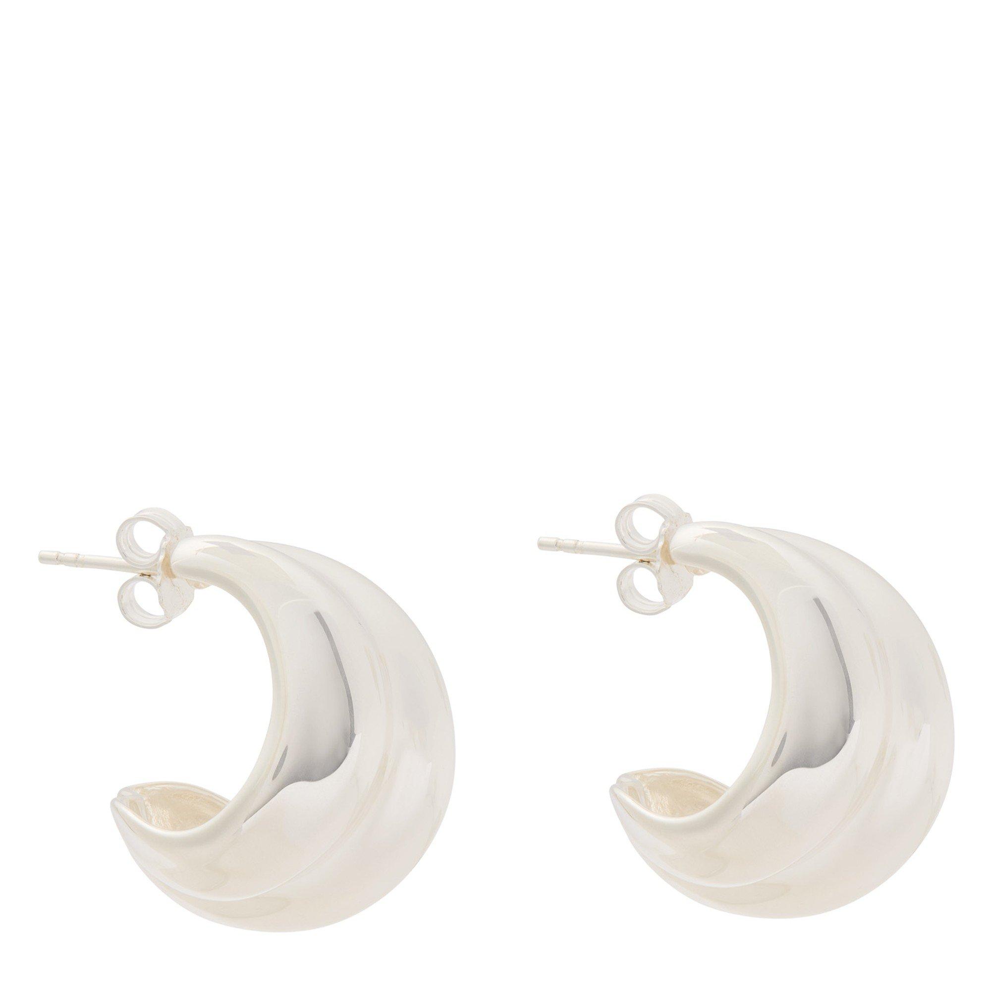 SILVER - Nina Gordon - MEGA HOOP - LARGE - 1