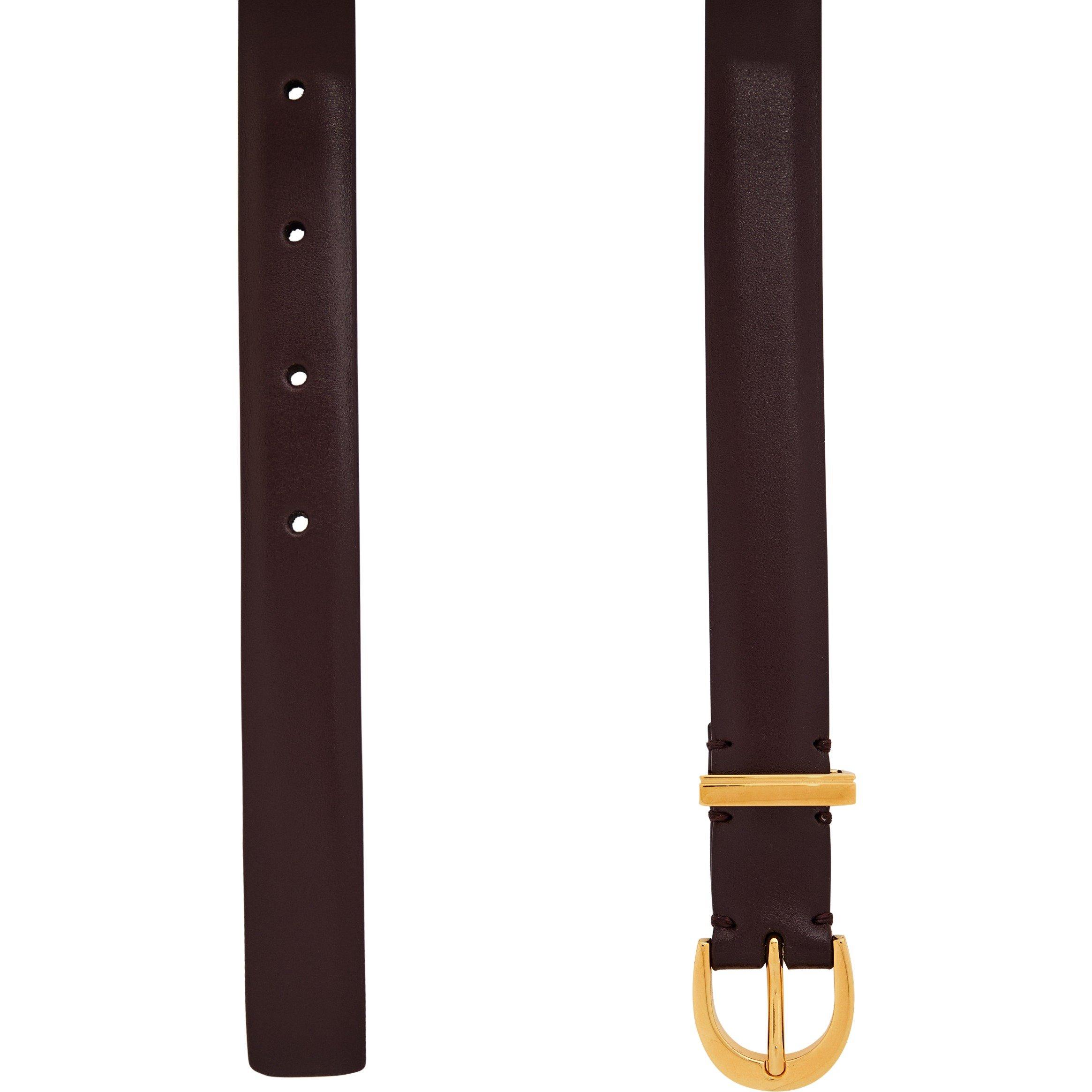 BURGUNDY - Khaite - LUNA BELT - GOLD (20MM) - 2