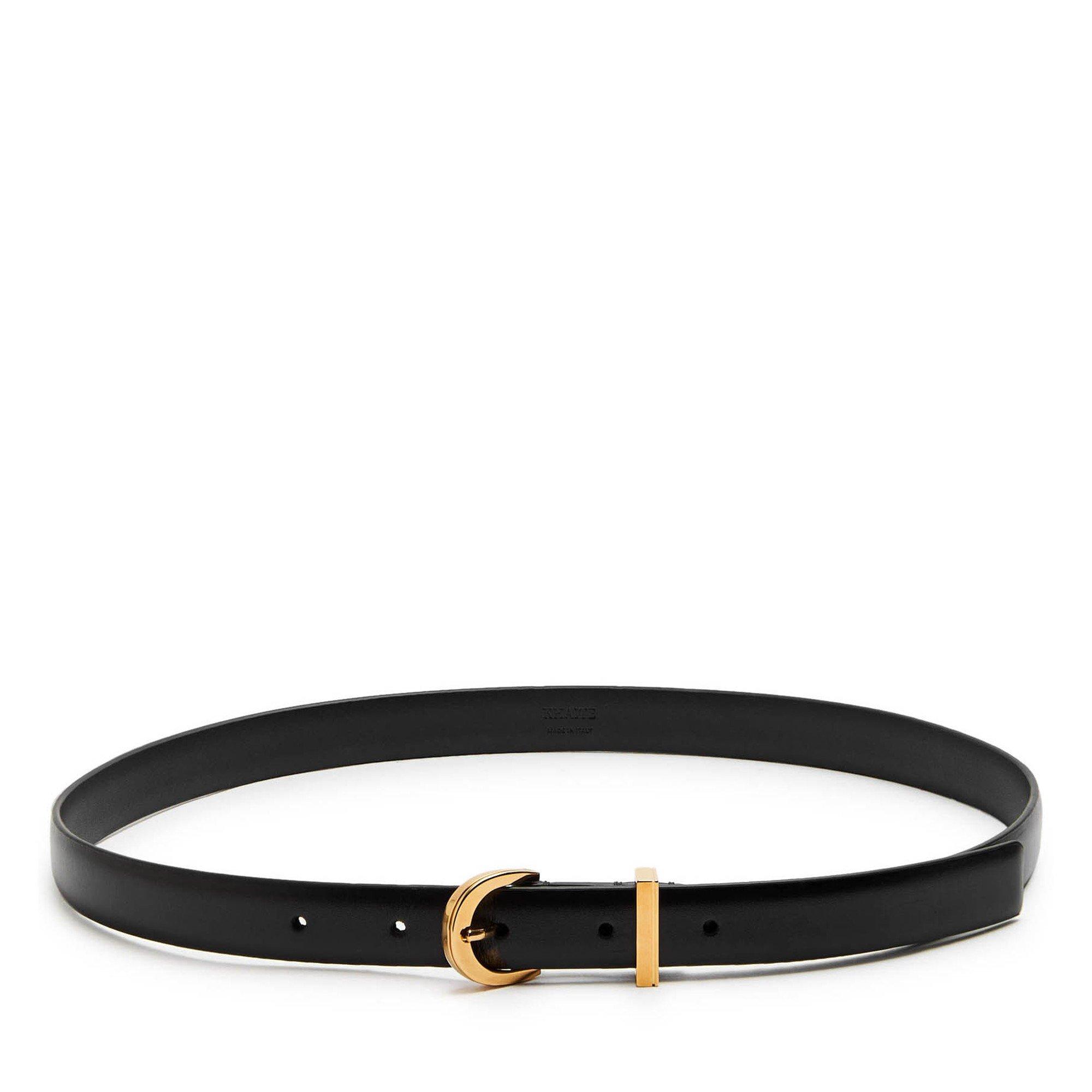 BLACK - Khaite - LUNA BELT - GOLD (20MM)