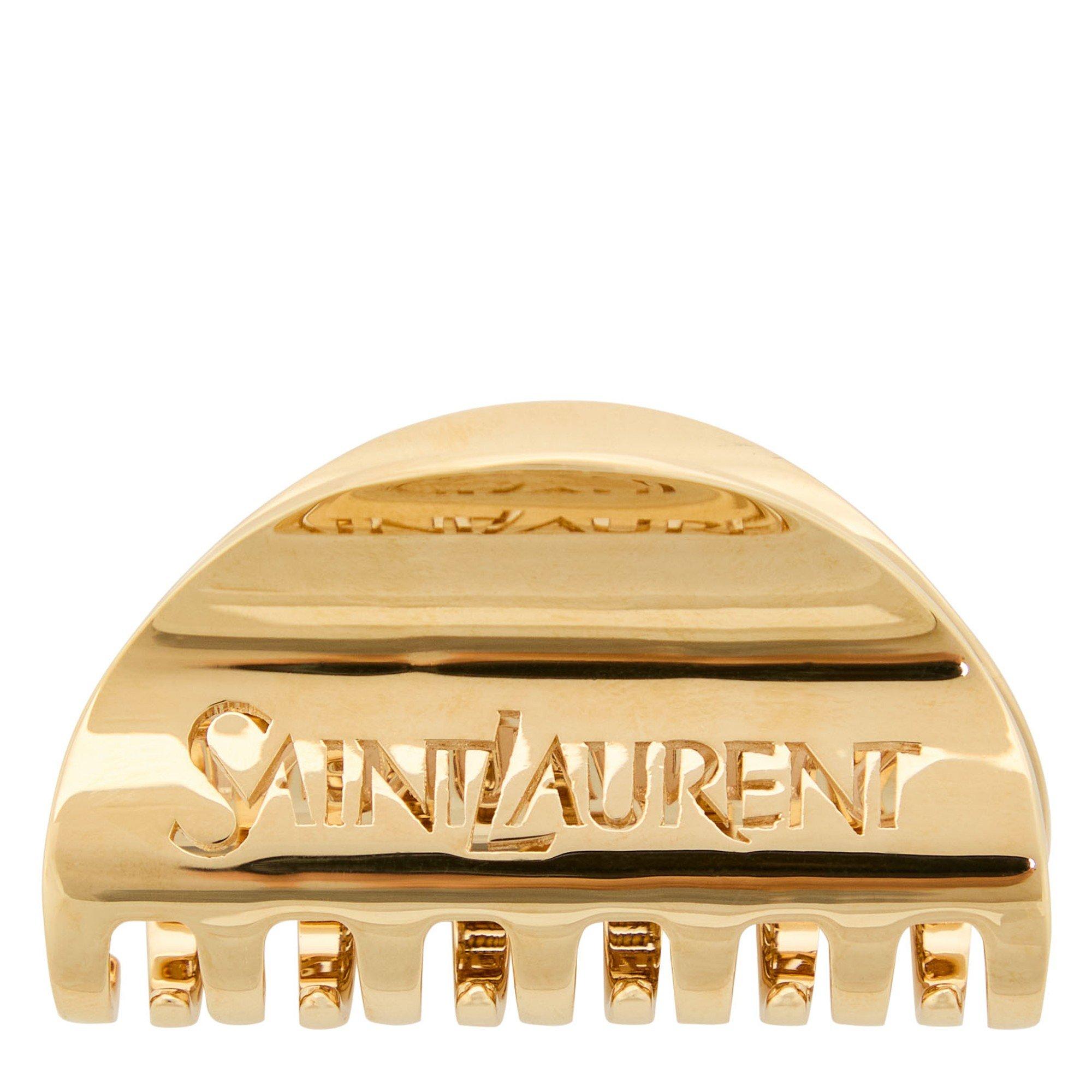 GOLD - Saint Laurent - SAINT LAURENT HAIR CLIP - 1