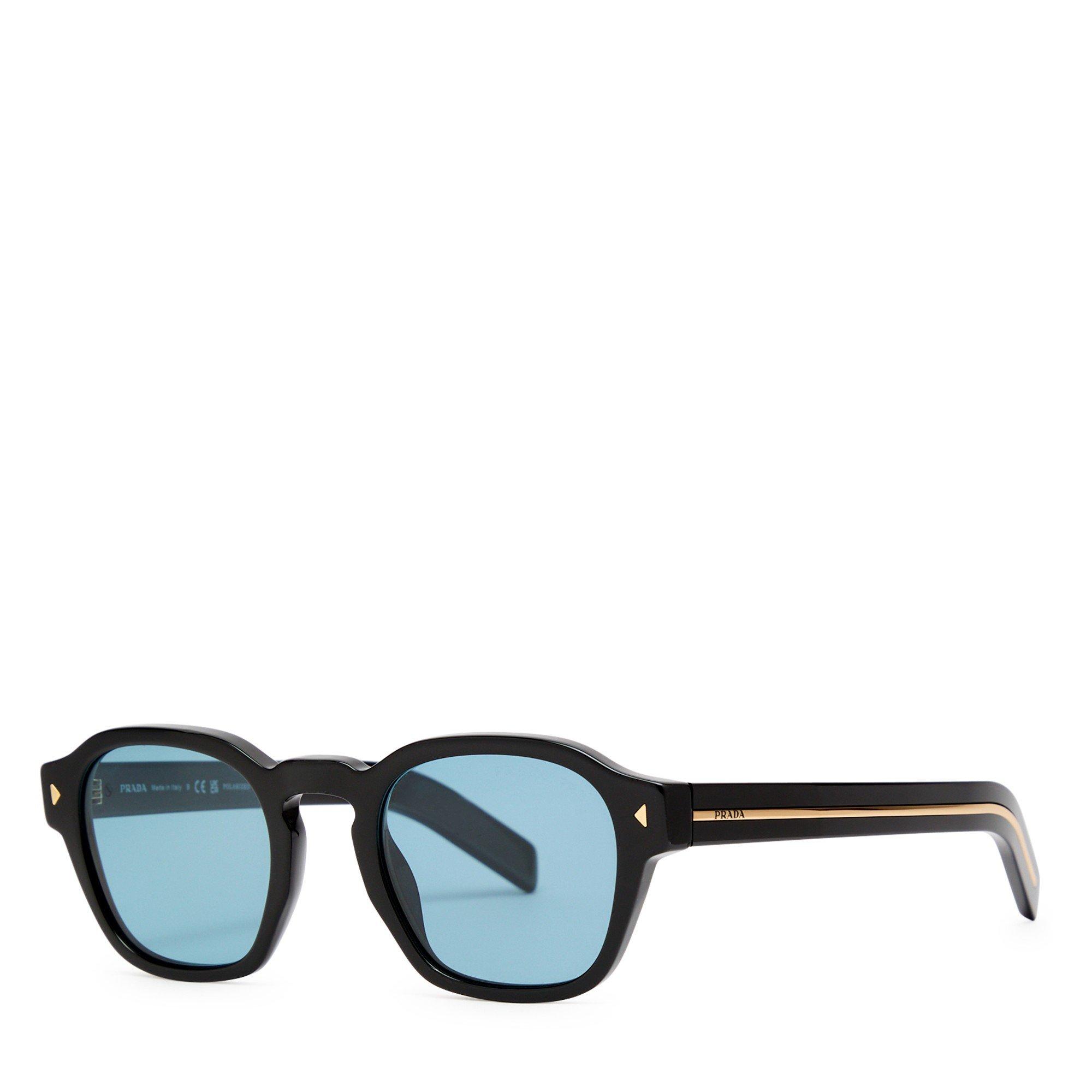 BLACK - Prada - PRADA ACETATE ROUND SG - 1