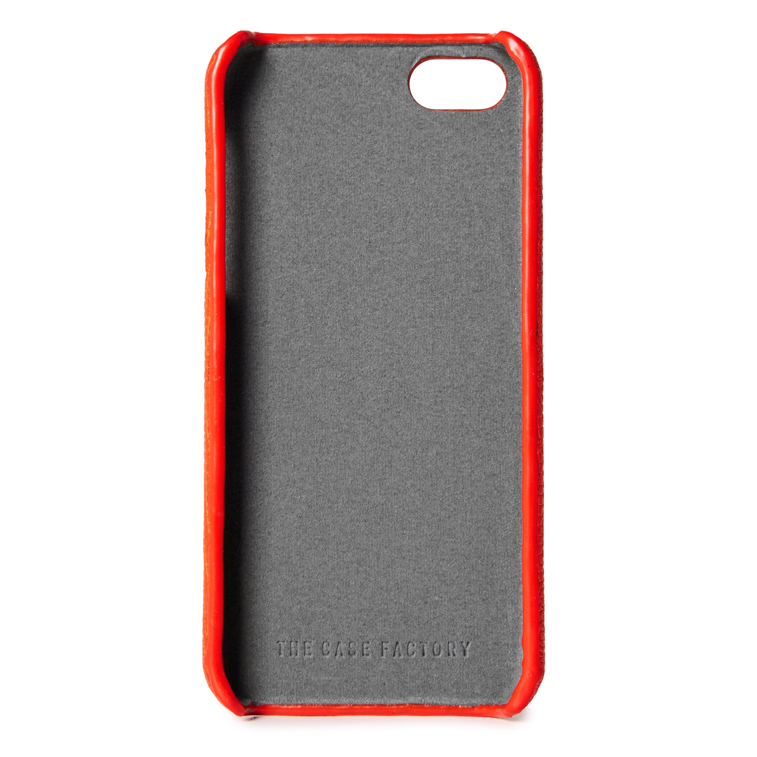 ORANGE - The Case Factory - IPHONE 5 CASE OSTRICH - 2