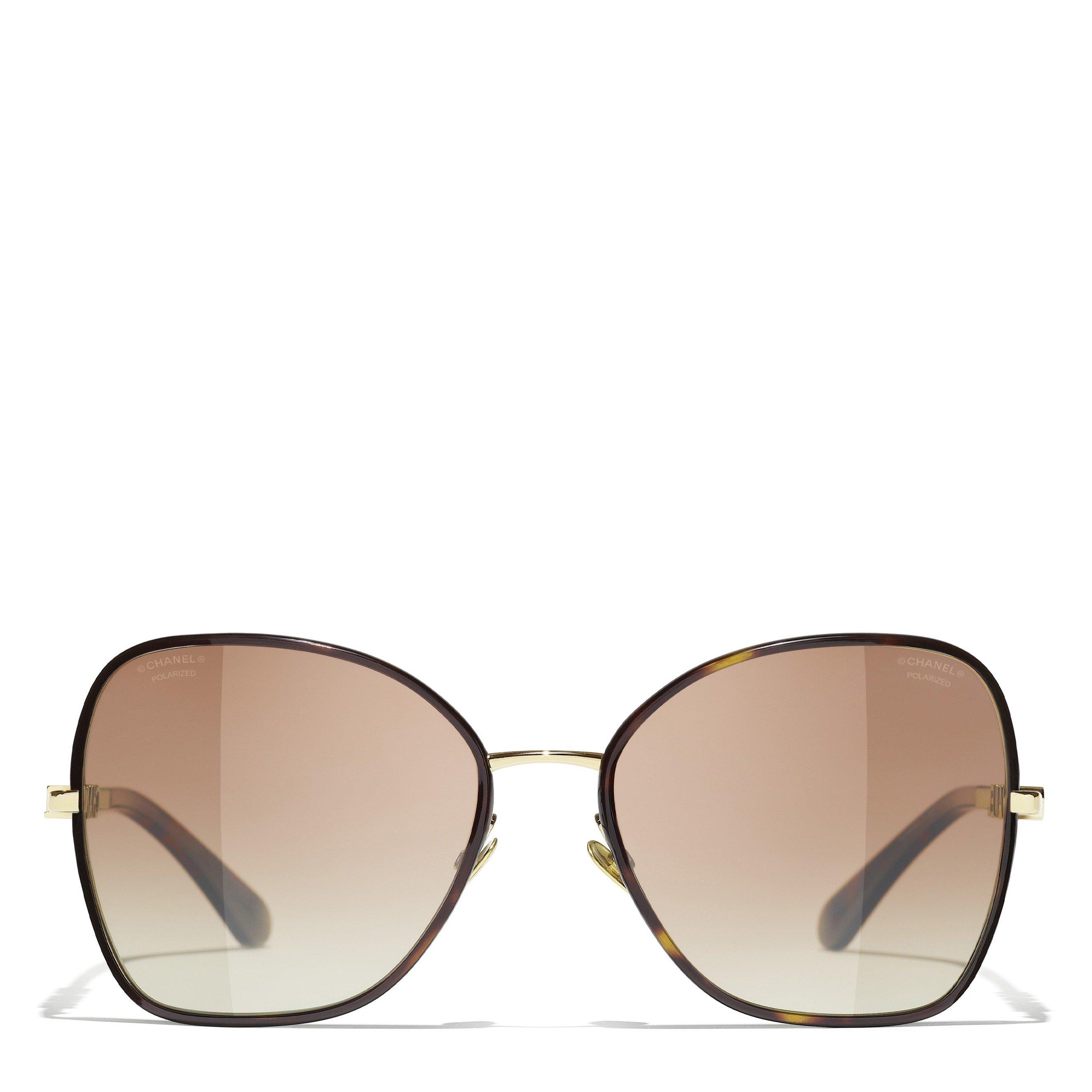 BROWN HAVANA - CHANEL - CHANEL BUTTERFLY METAL LOGO SG - 2