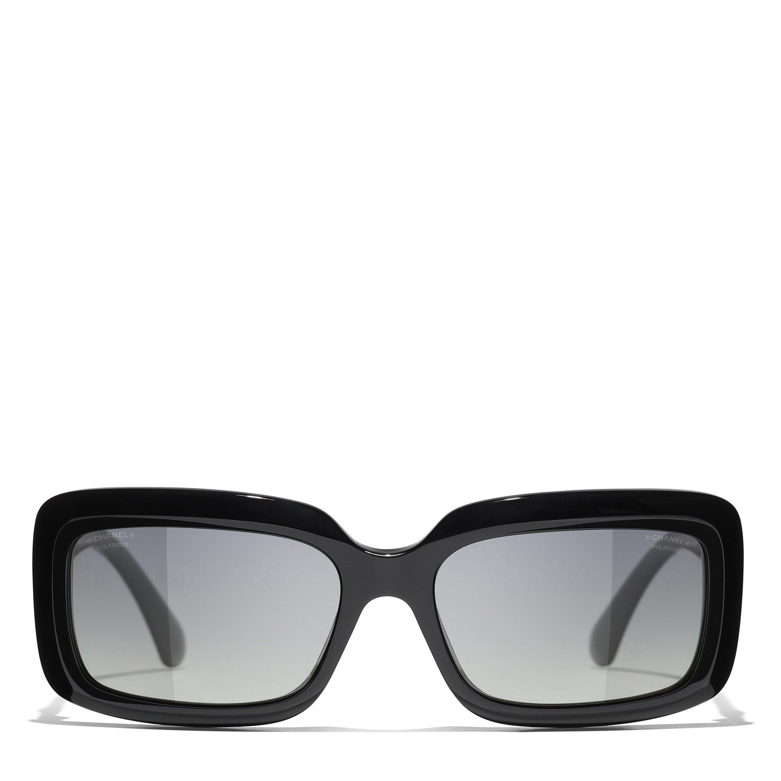BLACK - CHANEL - CHANEL HEART ACETATE RECTANGLE - 2