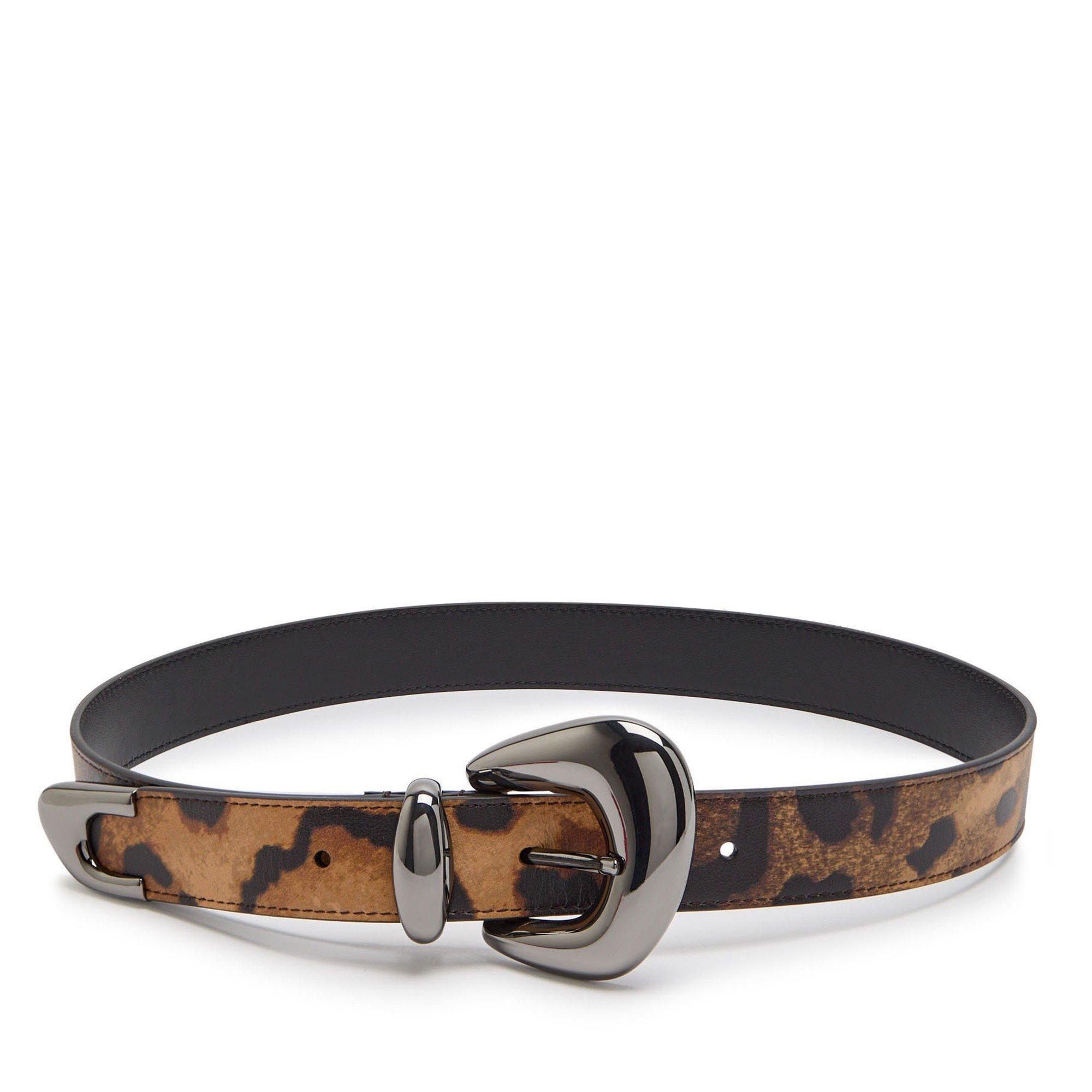 BROWN - Christian Louboutin - BUBBLE BELT 30MM CALF SUGAR BE