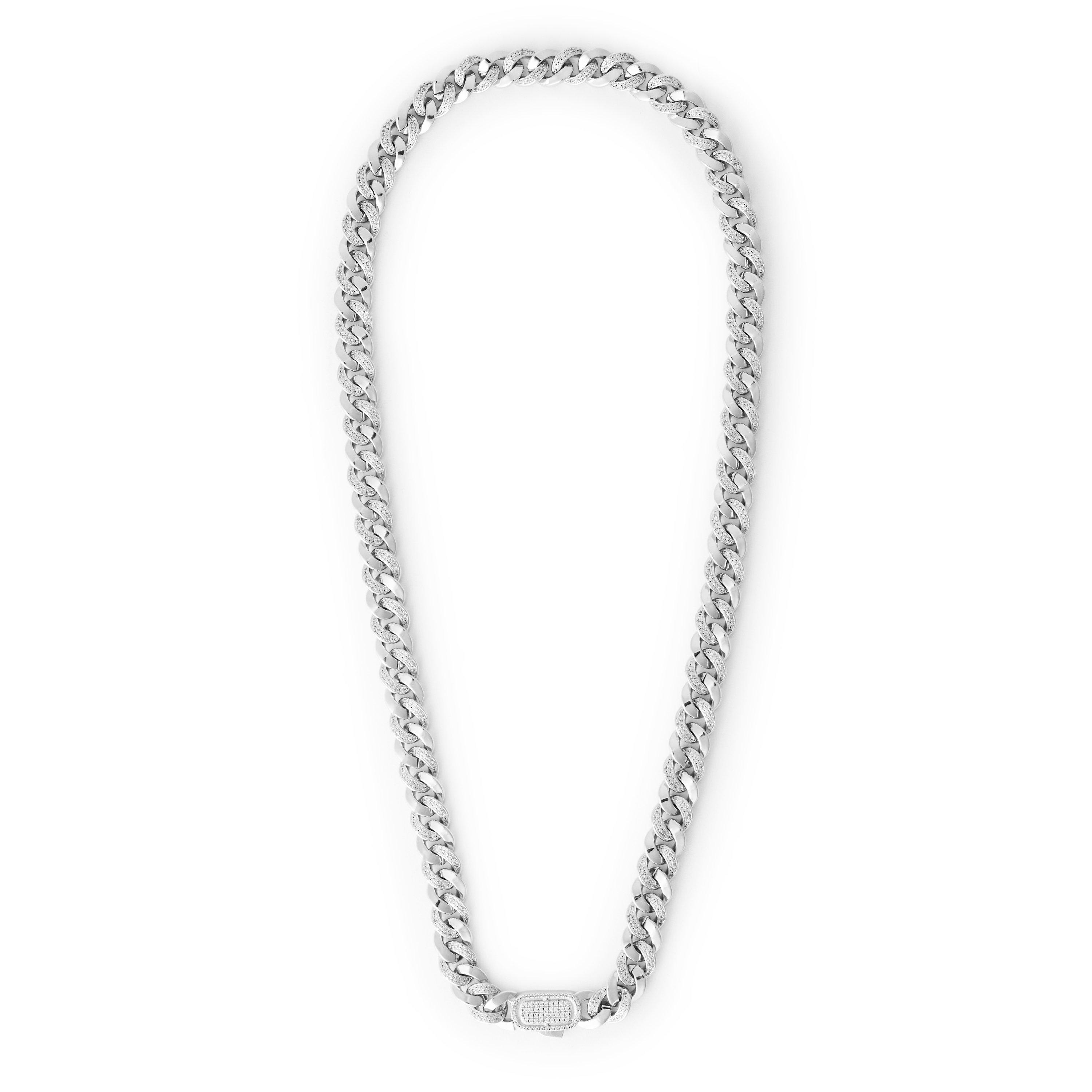 SILVER - CRAFTD - Half Iced Cuban (Silver) - 2