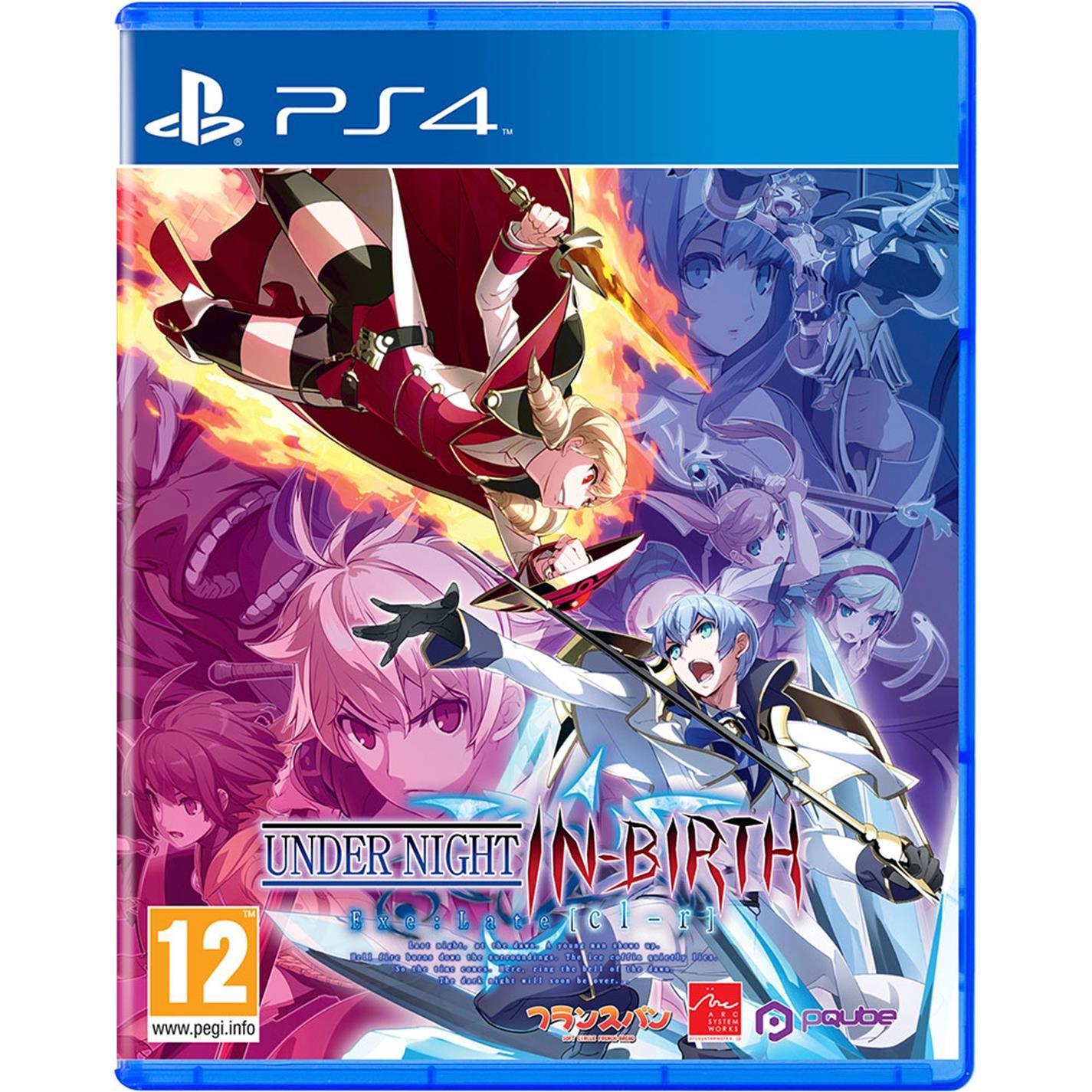 Pqube  Ps4 Under Night In - Birth Exe [Cl-R ]