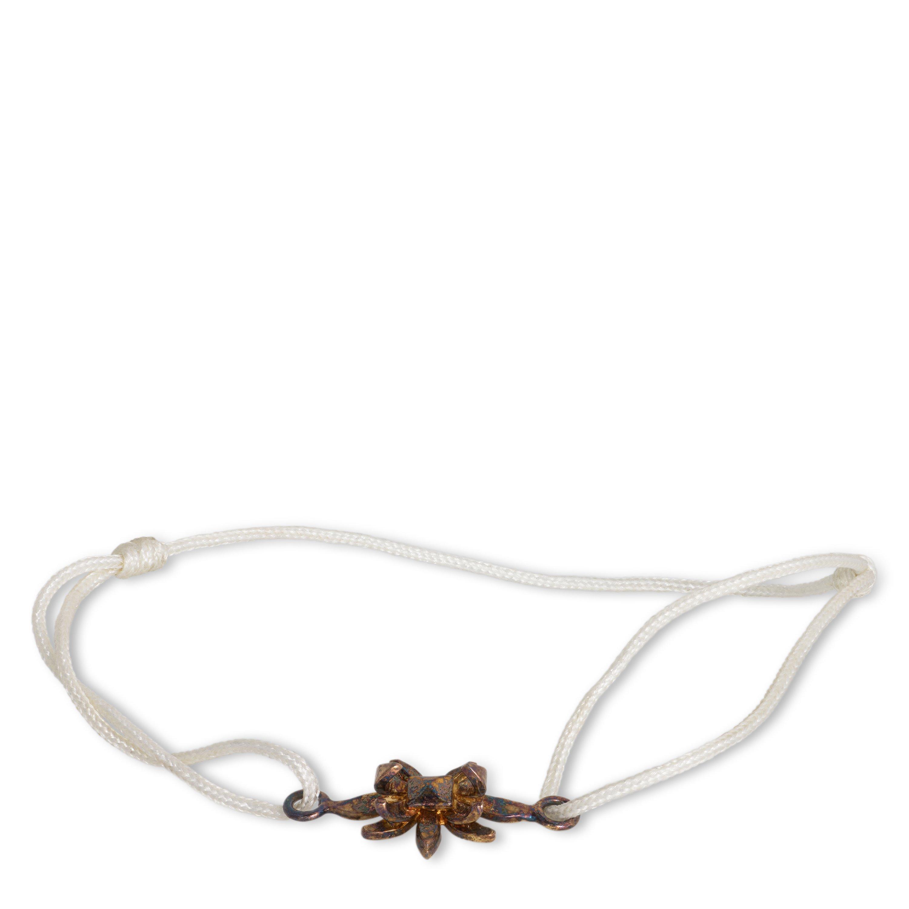 WHITE - Daisy Knights - GOLD FRIENDSHIP LOTUS BRA - 1