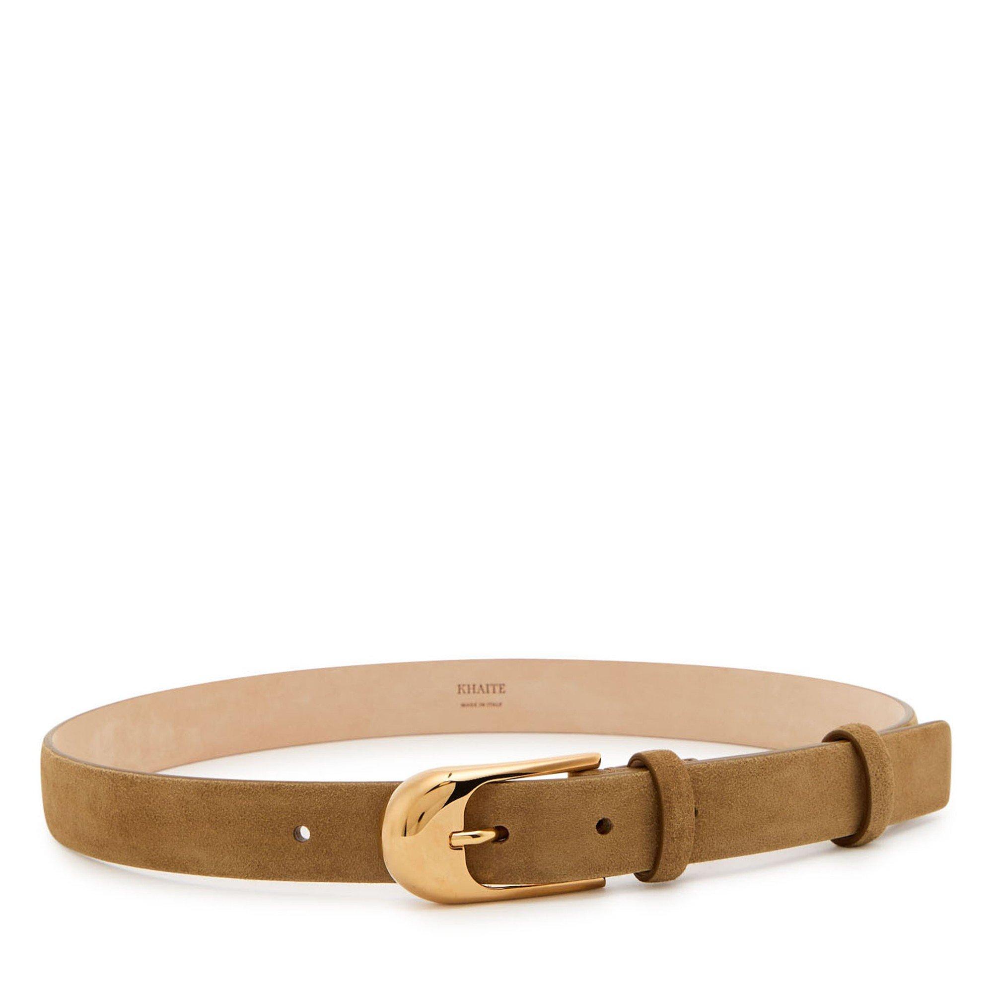 BEIGE - Khaite - DOME BELT - GOLD (25MM)