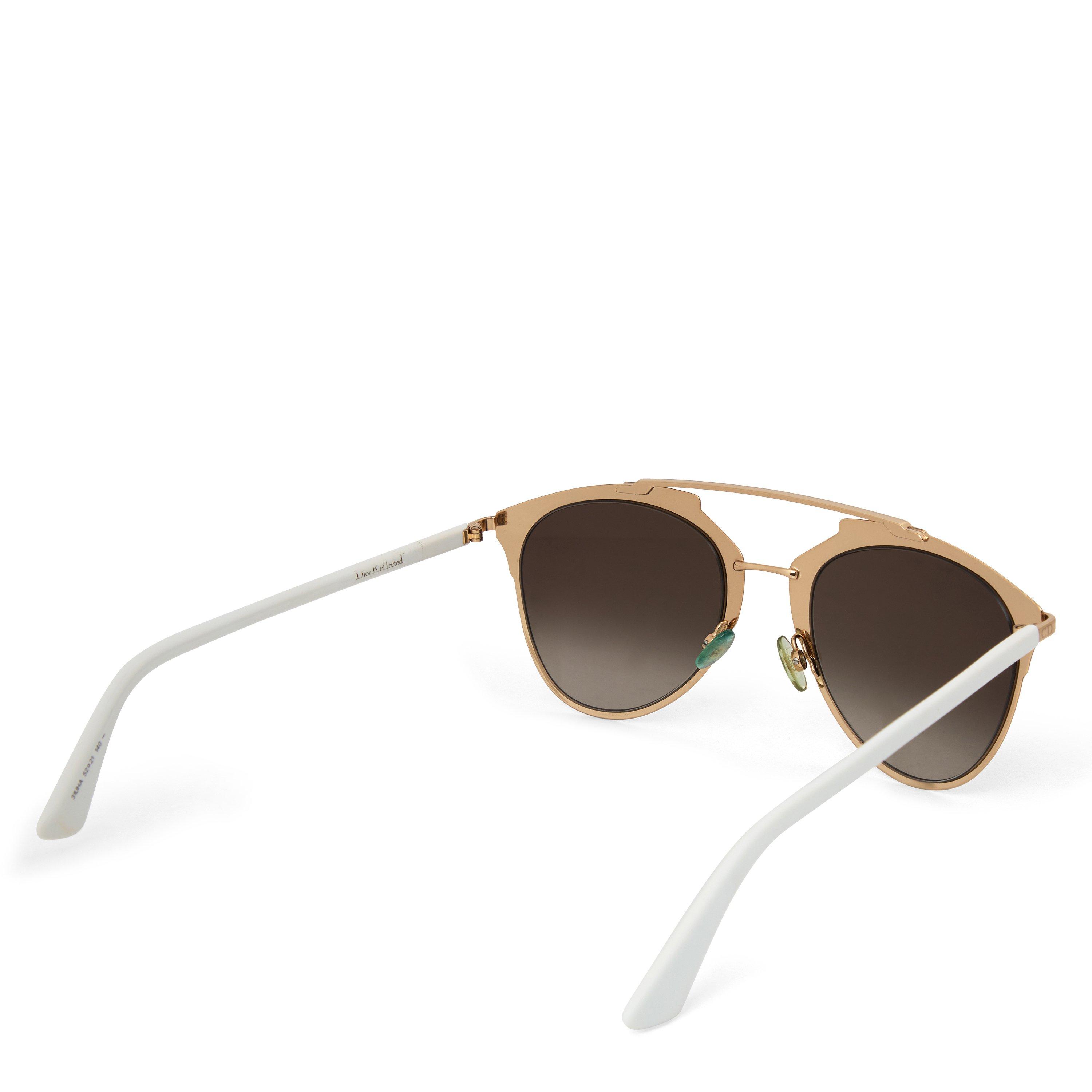 Not Applicable - DIOR - Women's 31UHA Reflected Aviator Sunglasses - 2