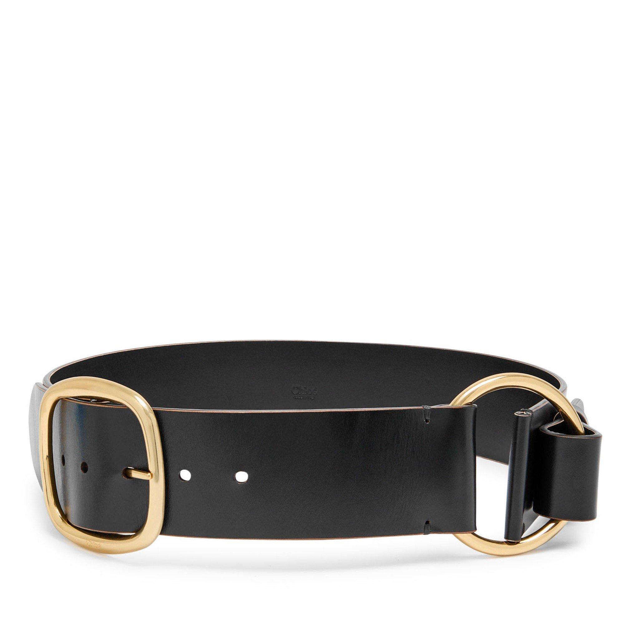 BLACK - Chloe - BB01 -LEATHER BELT