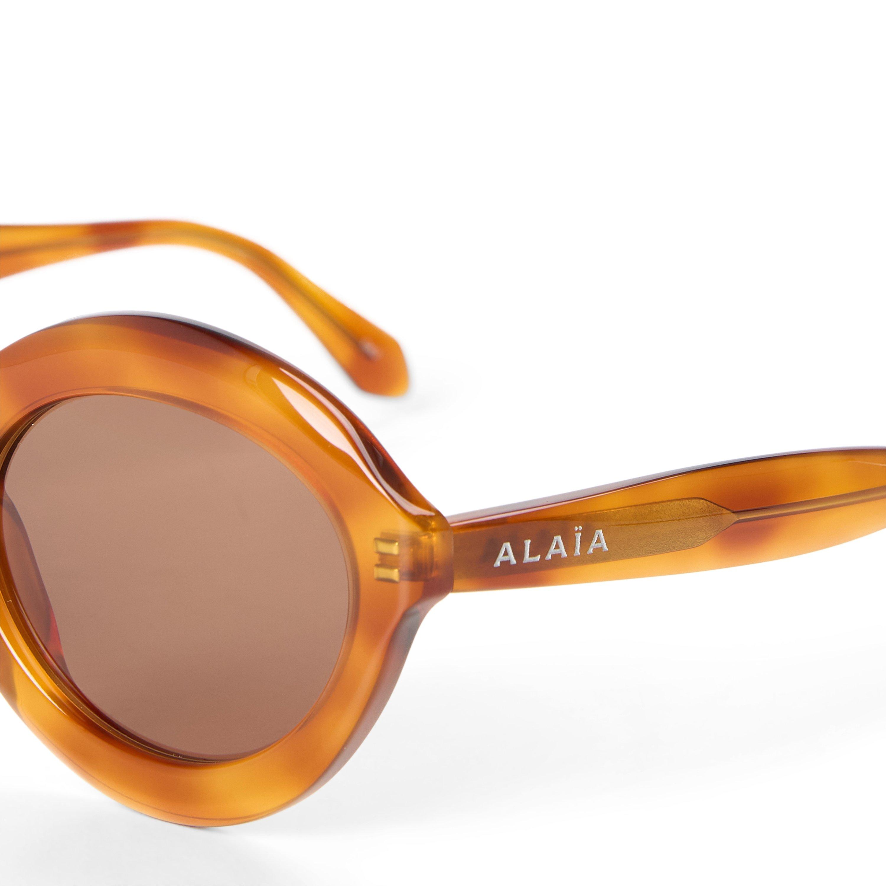 BROWN HAVANA - Alaia - ALAIA ROUND ACETATE SG - 3