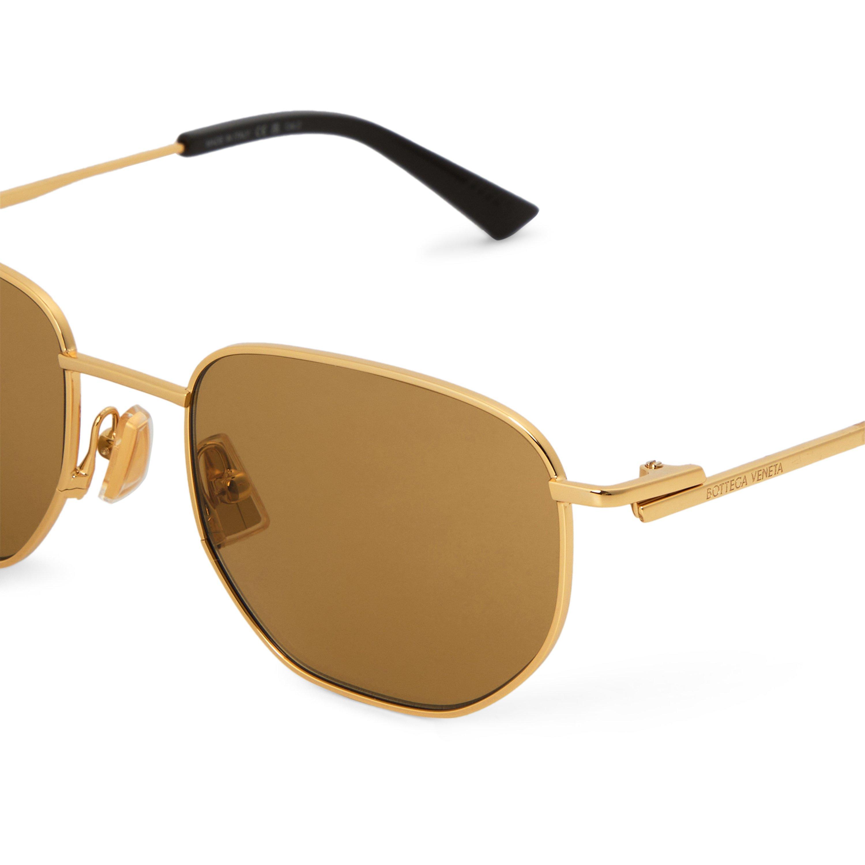 GOLD - Bottega Veneta - BV U ROUND METAL SG - 3
