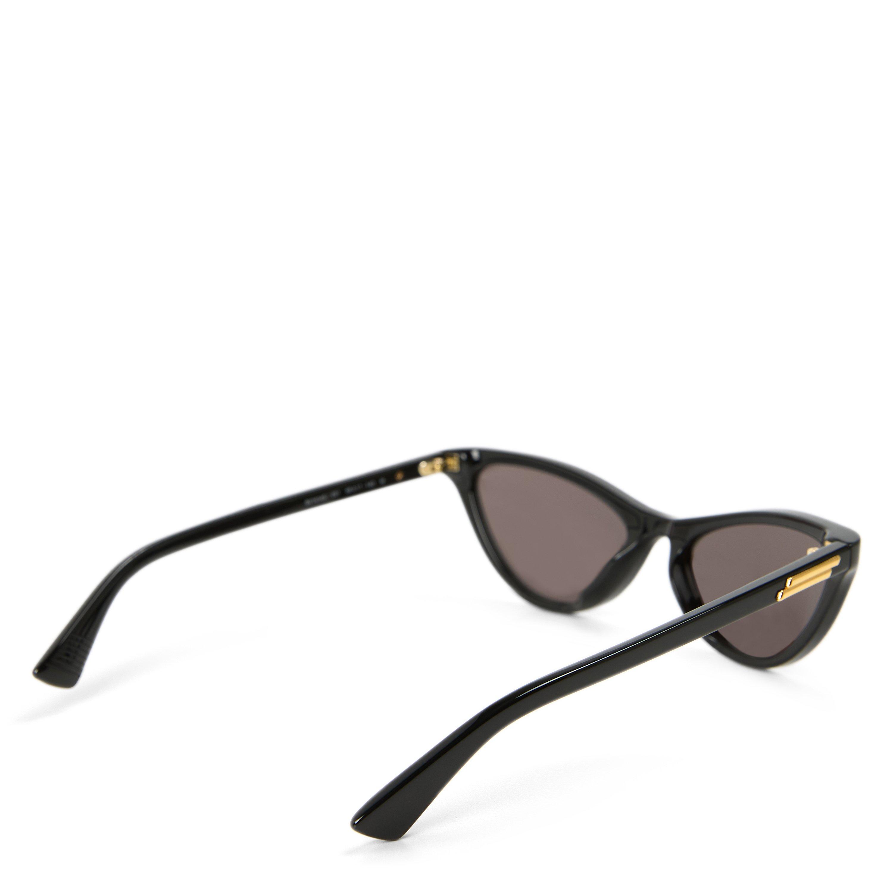 BLACK - Bottega Veneta - BV F ACETATE CATEYE SG - 2
