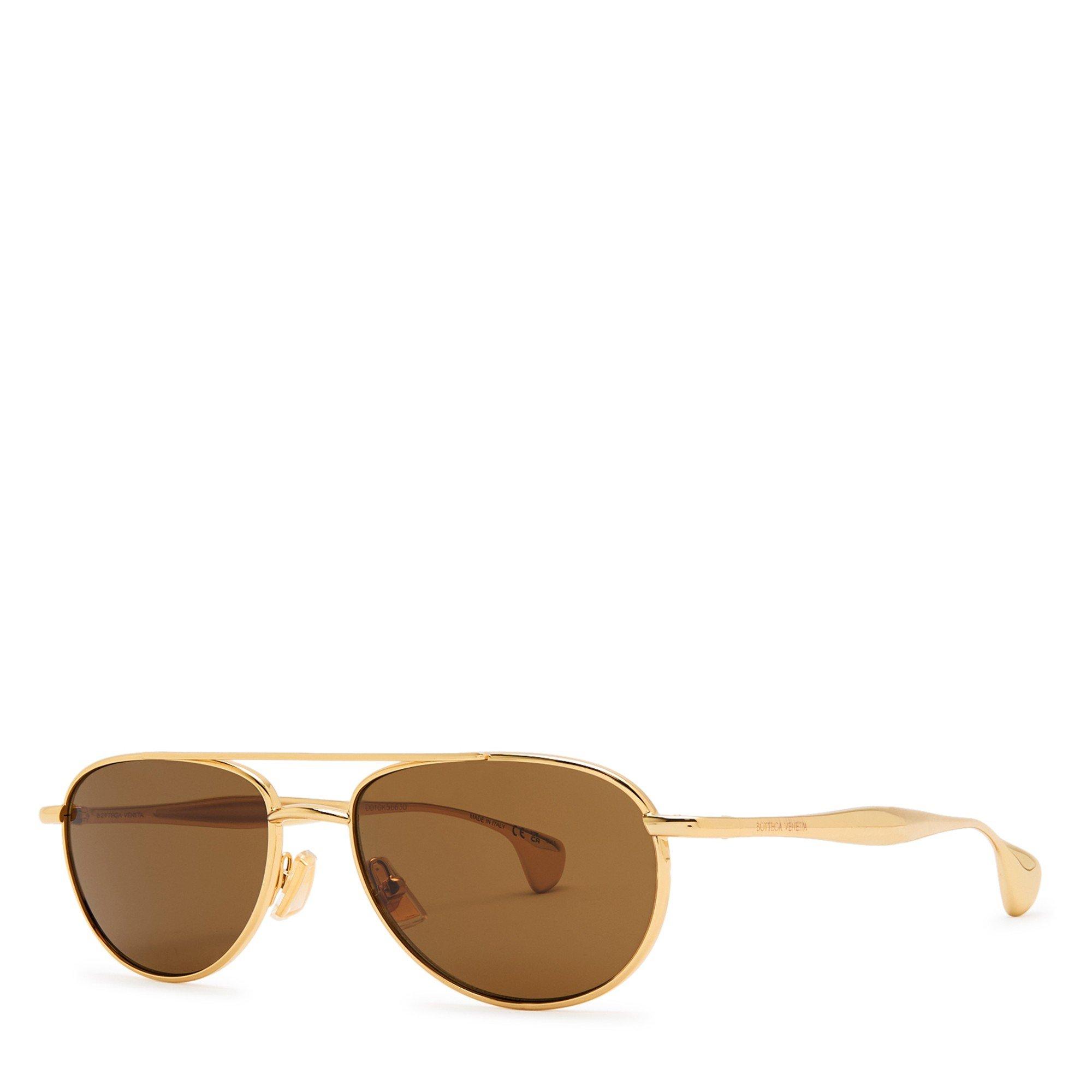 GOLD - Bottega Veneta - BV U METAL AVIATOR SG