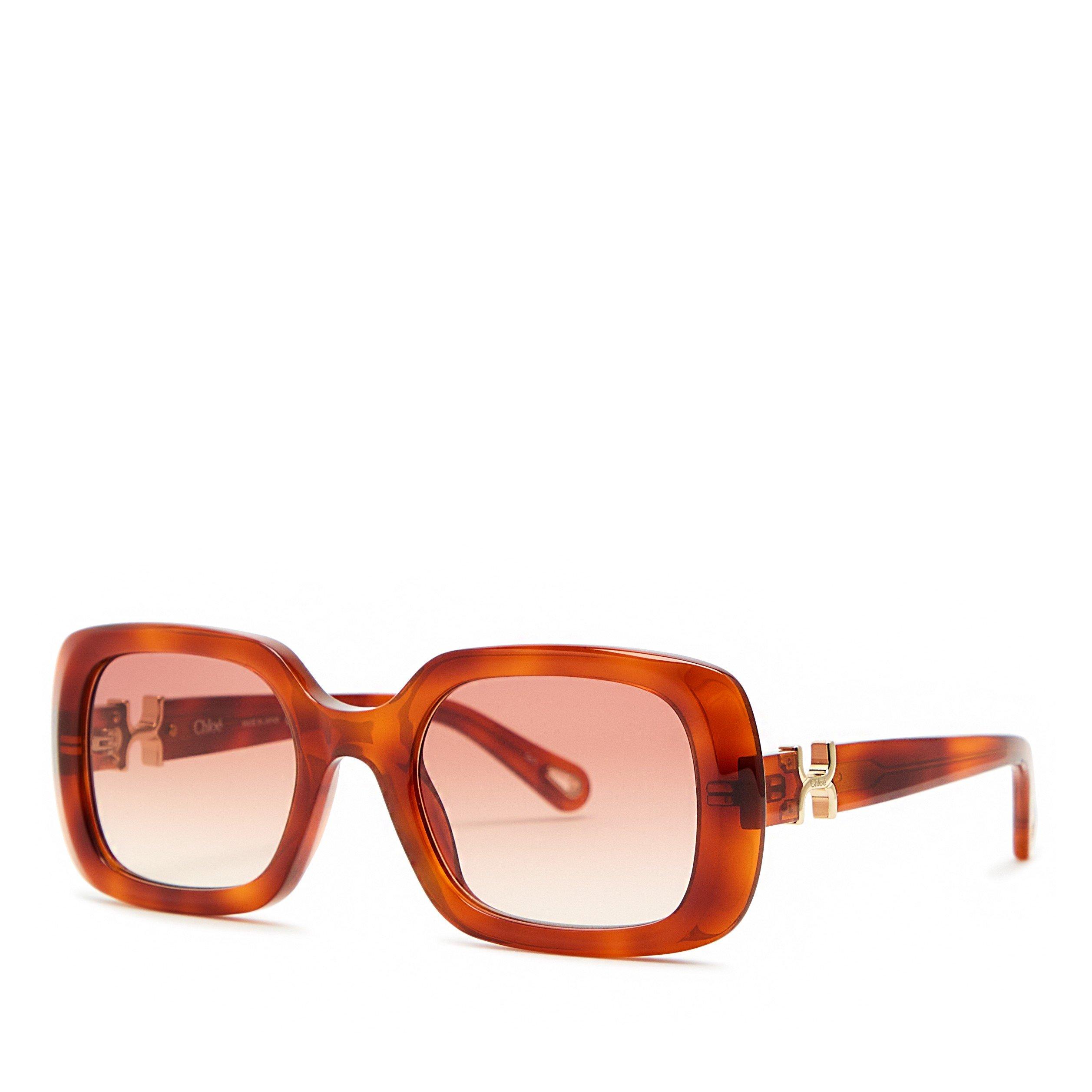 BROWN HAVANA - Chloe - CHLOE MARCIE SQUARE ACETATE SG - 1