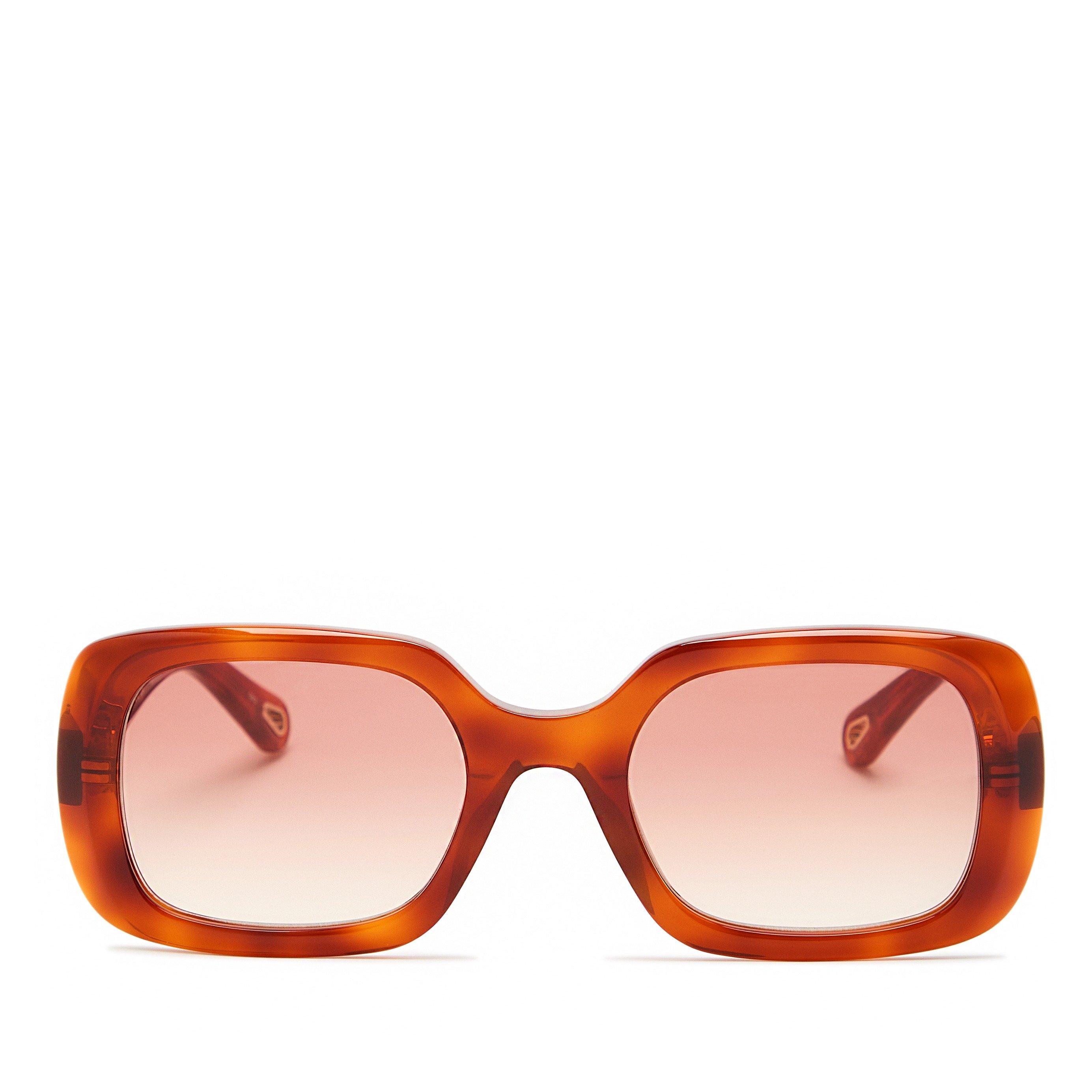 BROWN HAVANA - Chloe - CHLOE MARCIE SQUARE ACETATE SG - 2