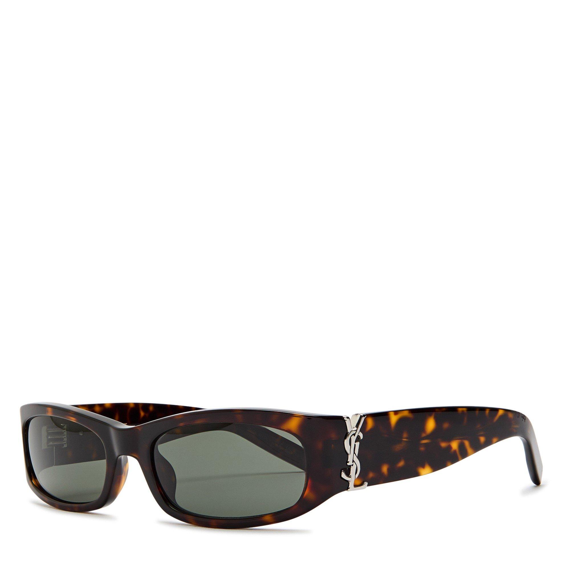 BROWN HAVANA - Saint Laurent - SL F RECTANGLE ACETATE SG - 1