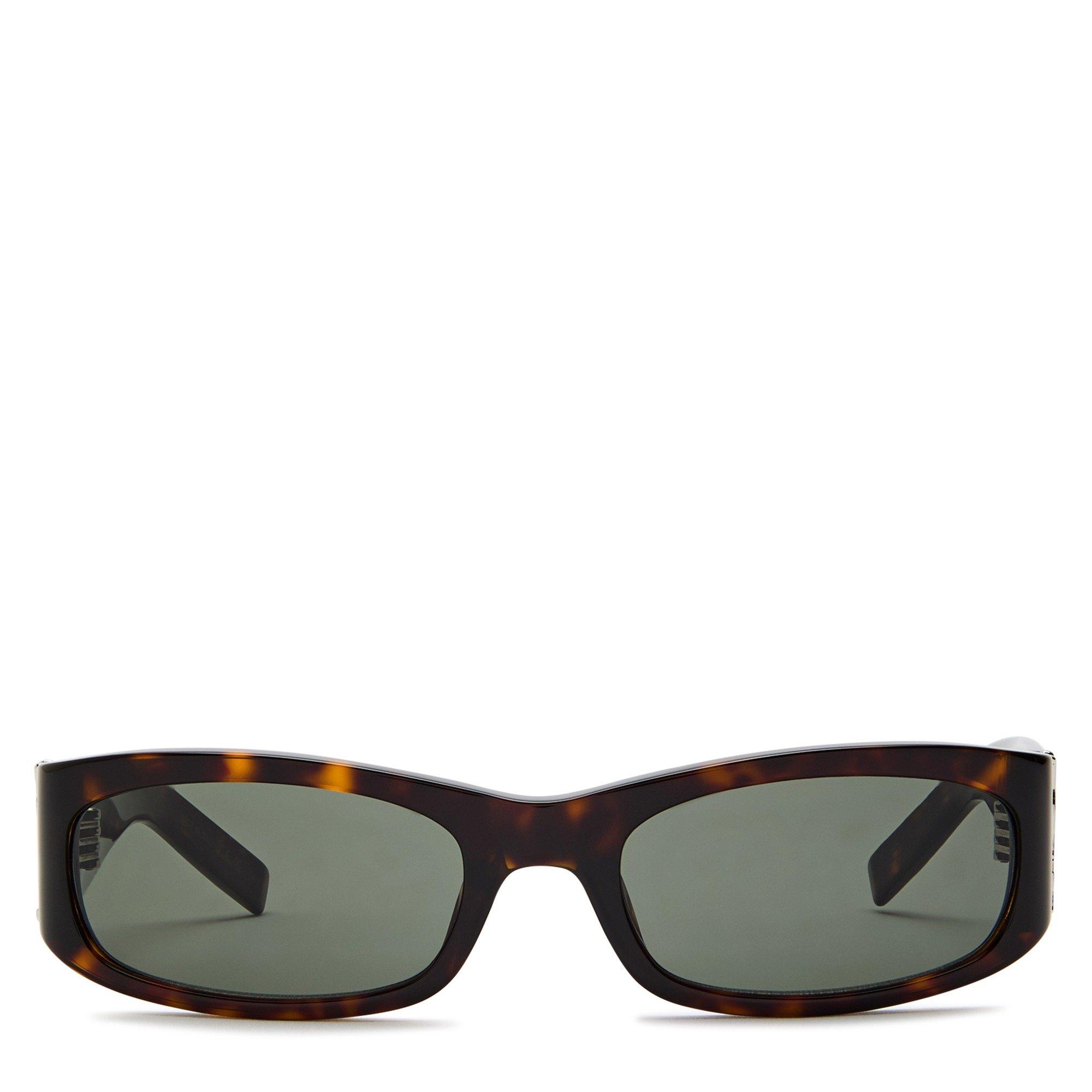 BROWN HAVANA - Saint Laurent - SL F RECTANGLE ACETATE SG - 2