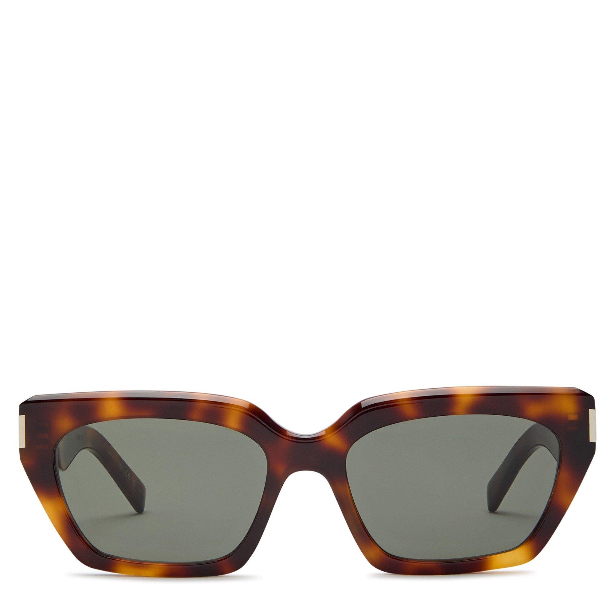 BROWN HAVANA - Saint Laurent - SL F PAGE CATEYE ACETATE SG - 2